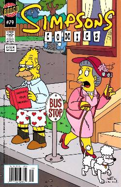 Simpsons Comics #79 Newsstand Edition [Bongo Comic] LARGE