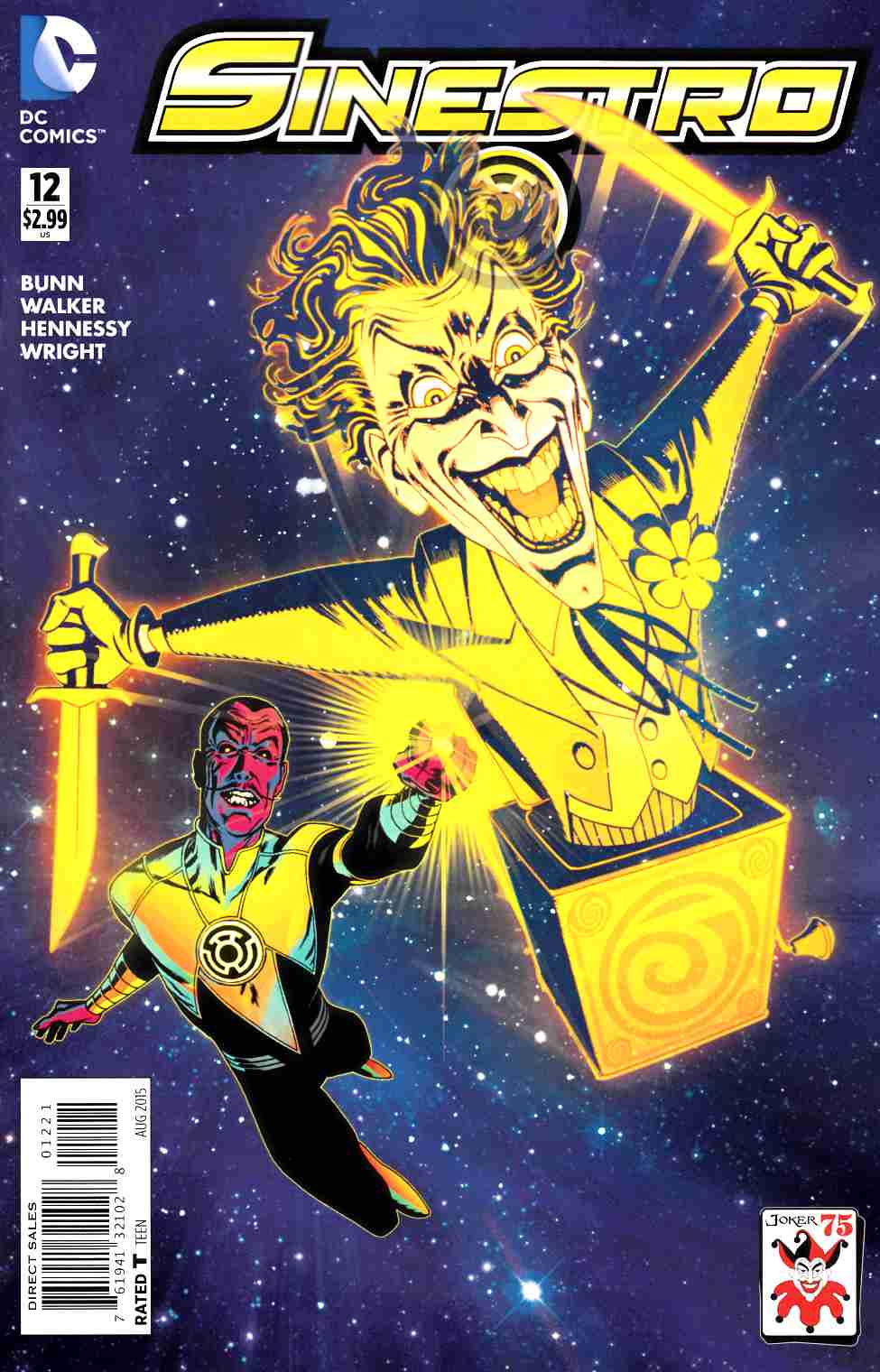Sinestro #12 The Joker Variant Cover [DC Comic] THUMBNAIL