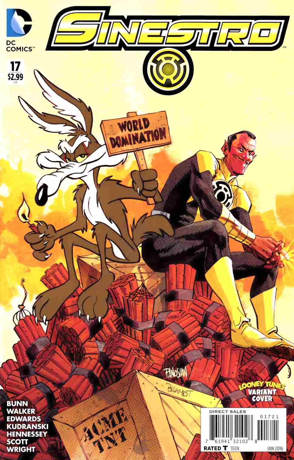Sinestro #17 Looney Tunes Variant Cover [DC Comic] LARGE