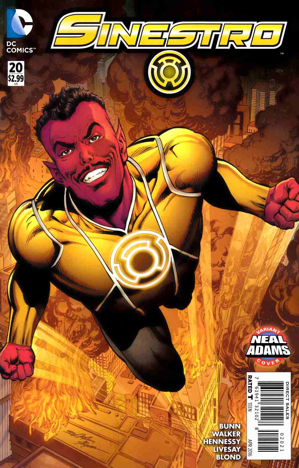 Comics CB15971 Sinestro #20 Neal Adams Variant D.C