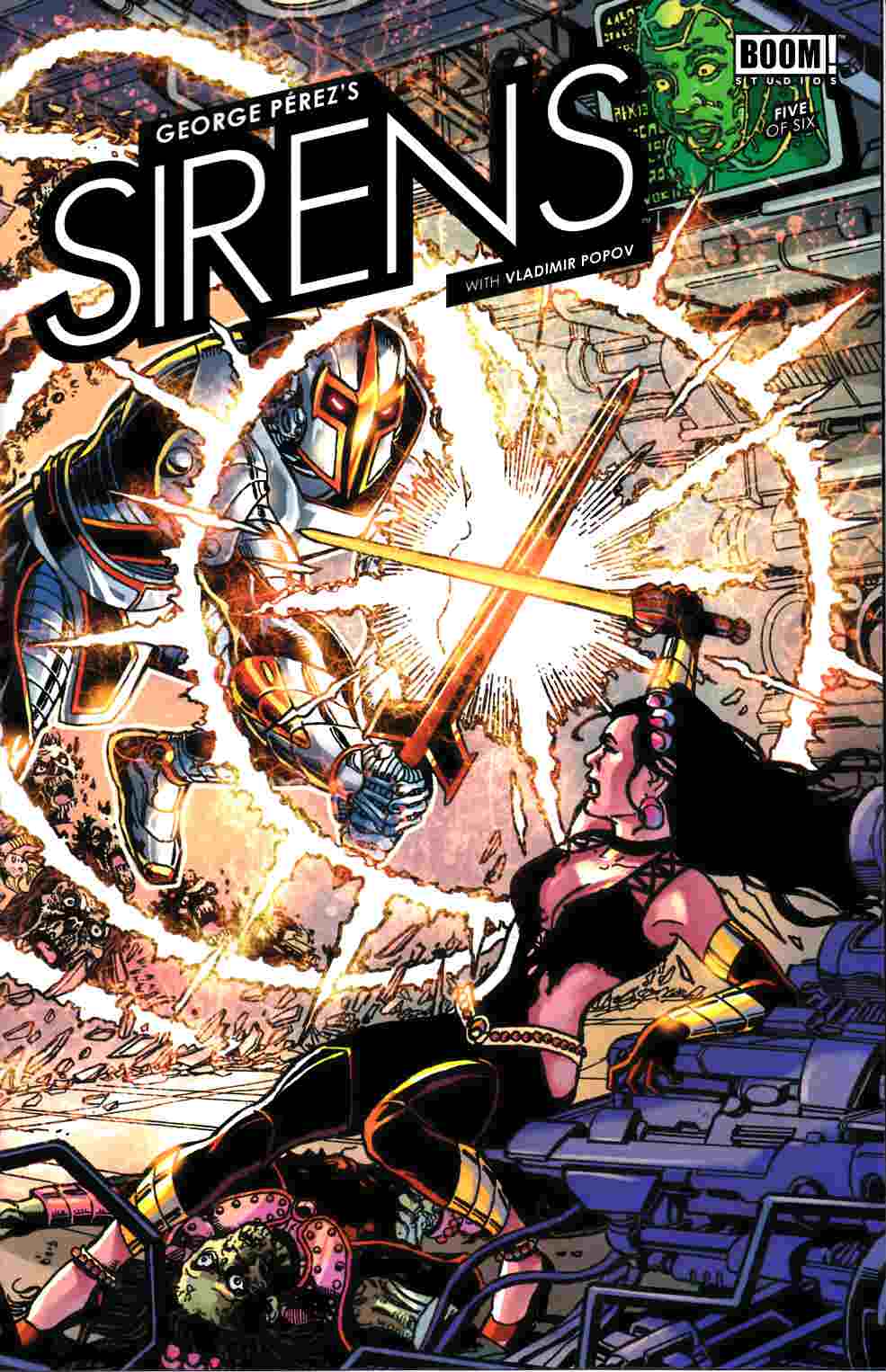 George Perez Sirens #5 [Boom Comic] THUMBNAIL