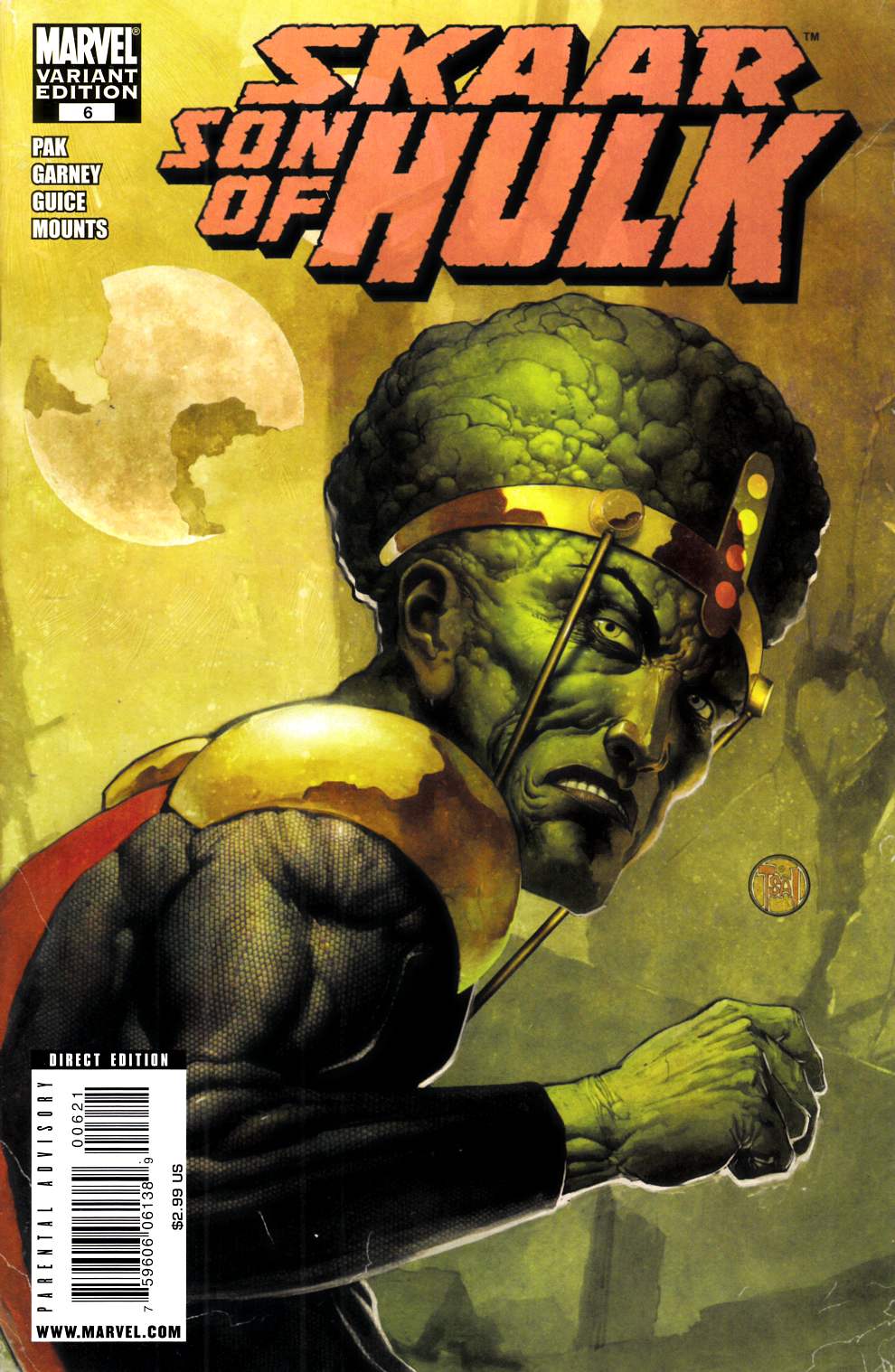 Skaar Son of Hulk #6 Villain Variant Cover Very Fine (8.0) [Marvel Comic] THUMBNAIL