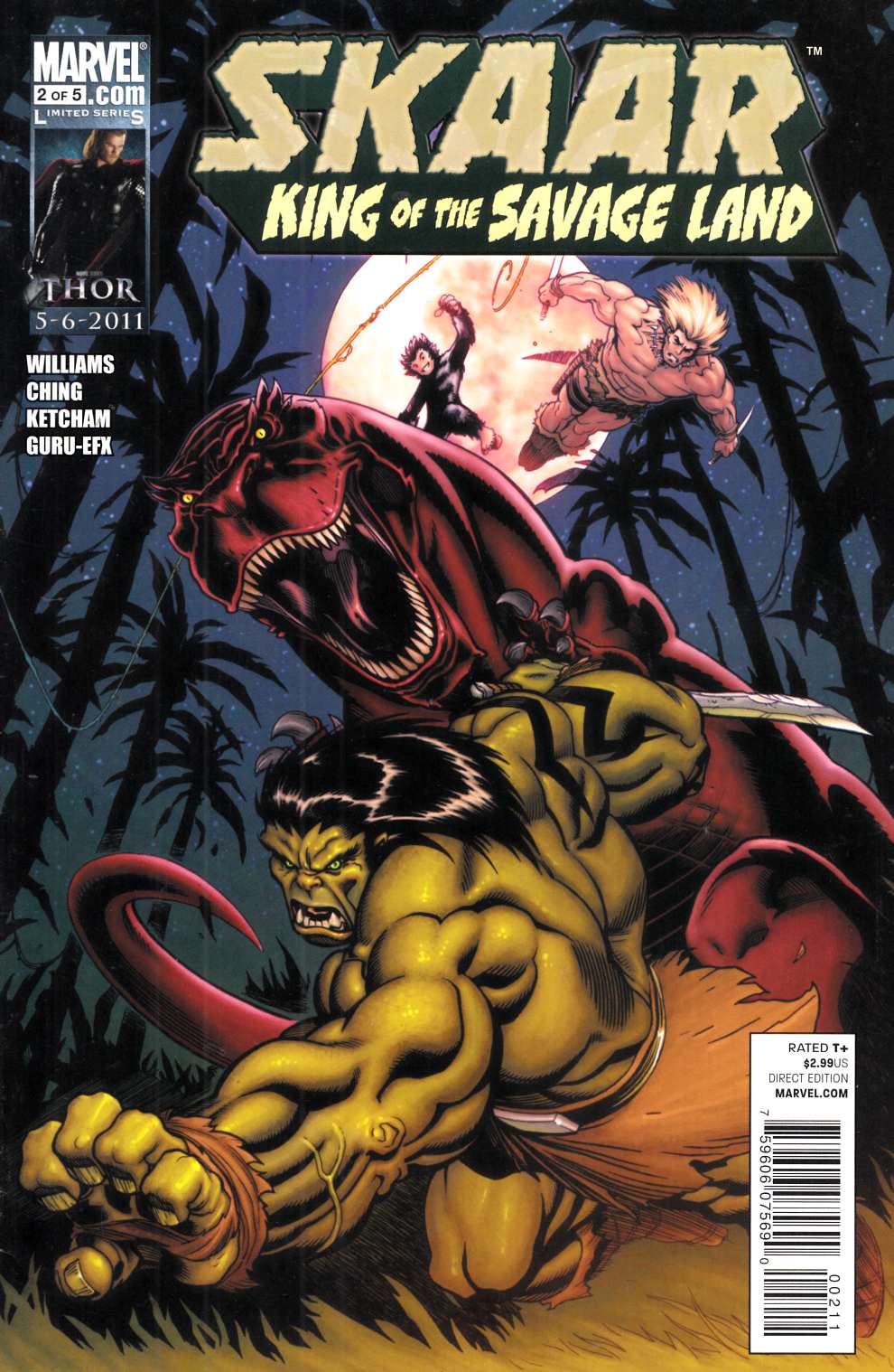 Skaar King of the Savage Land #2 Fine (6.0) [Marvel Comic] THUMBNAIL