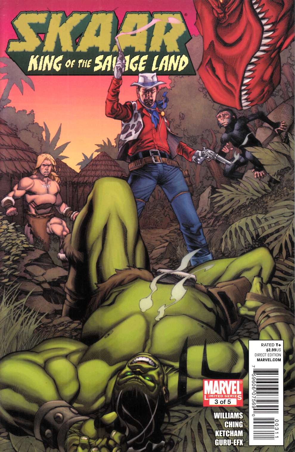 Skaar King of the Savage Land #3 Near Mint (9.4) [Marvel Comic] THUMBNAIL