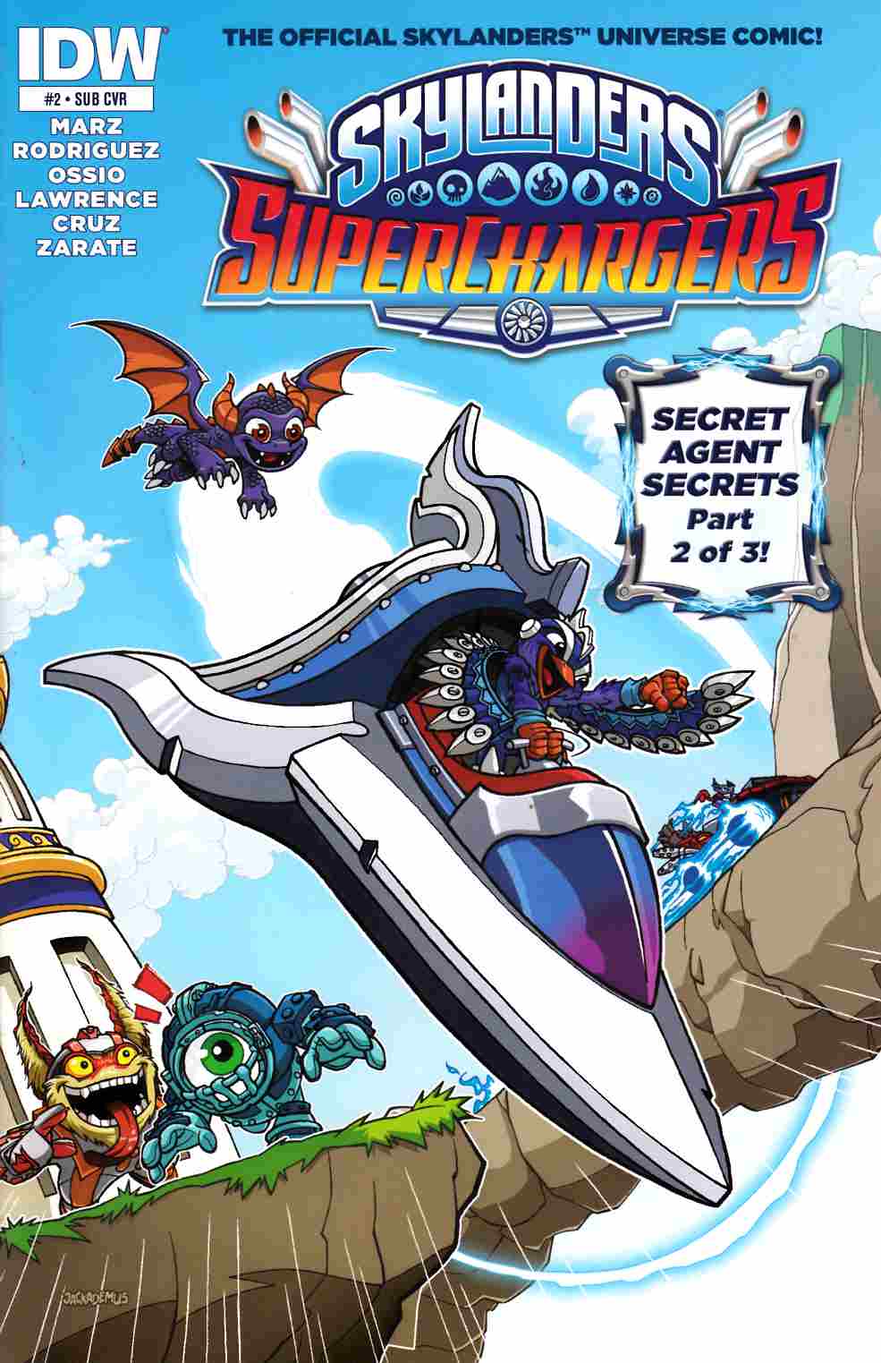 Skylanders Superchargers #2 Subscription Cover [IDW Comic] THUMBNAIL