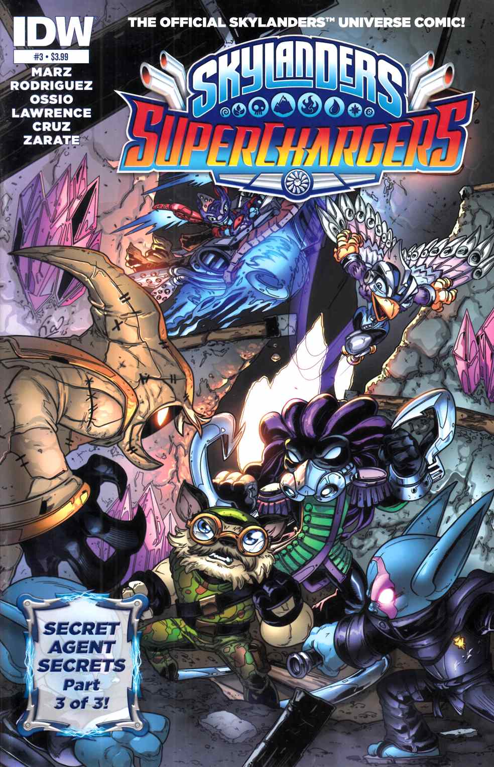 Skylanders Superchargers #3 Near Mint (9.4) [IDW Comic] THUMBNAIL
