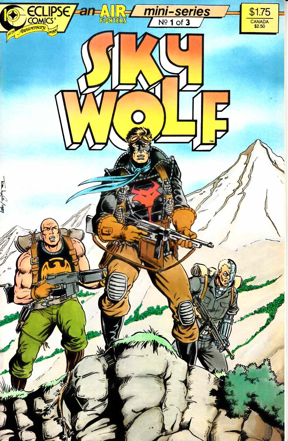 Sky Wolf #1 Very Fine (8.0) [Eclipse Comic] LARGE