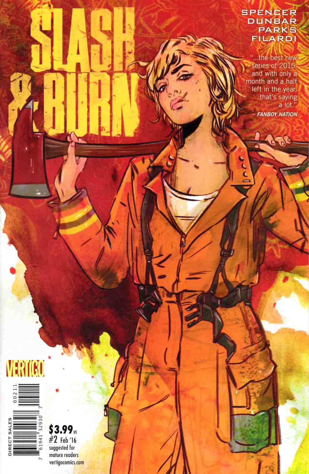 Slash & Burn #2 [DC Comic] THUMBNAIL