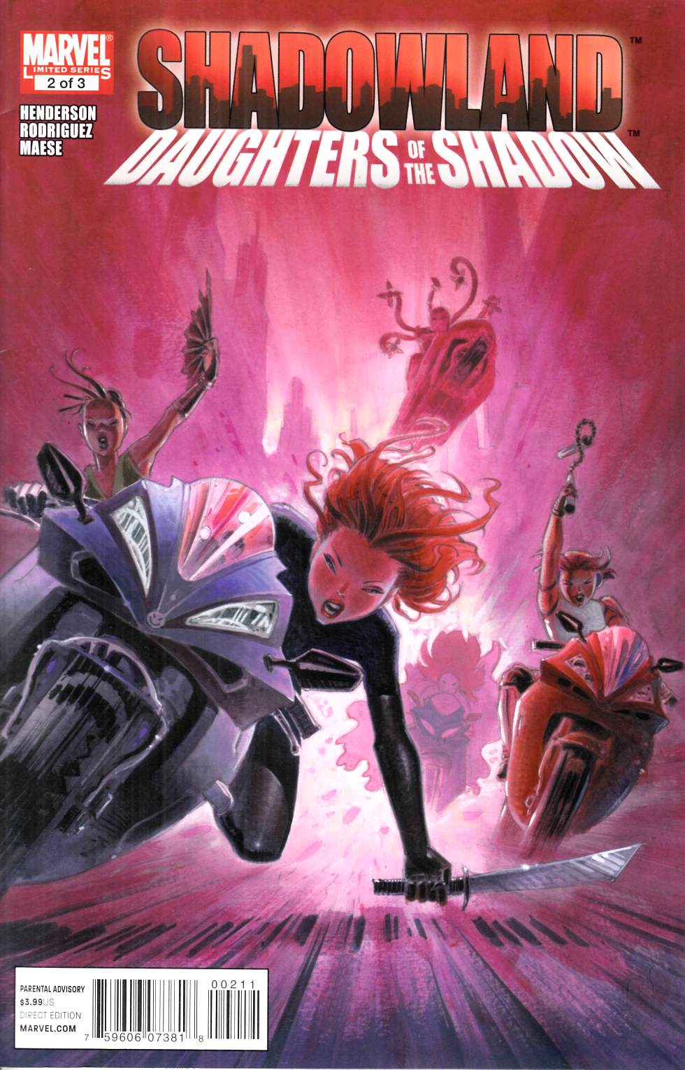 Shadowland Daughters of the Shadow #2 Fine (6.0) [Marvel Comic] THUMBNAIL