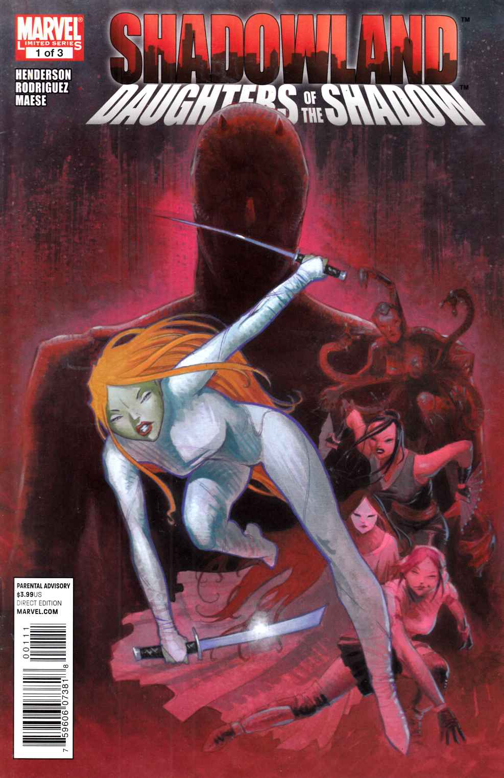 Shadowland Daughters of the Shadow #1 Very Fine (8.0) [Marvel Comic] THUMBNAIL