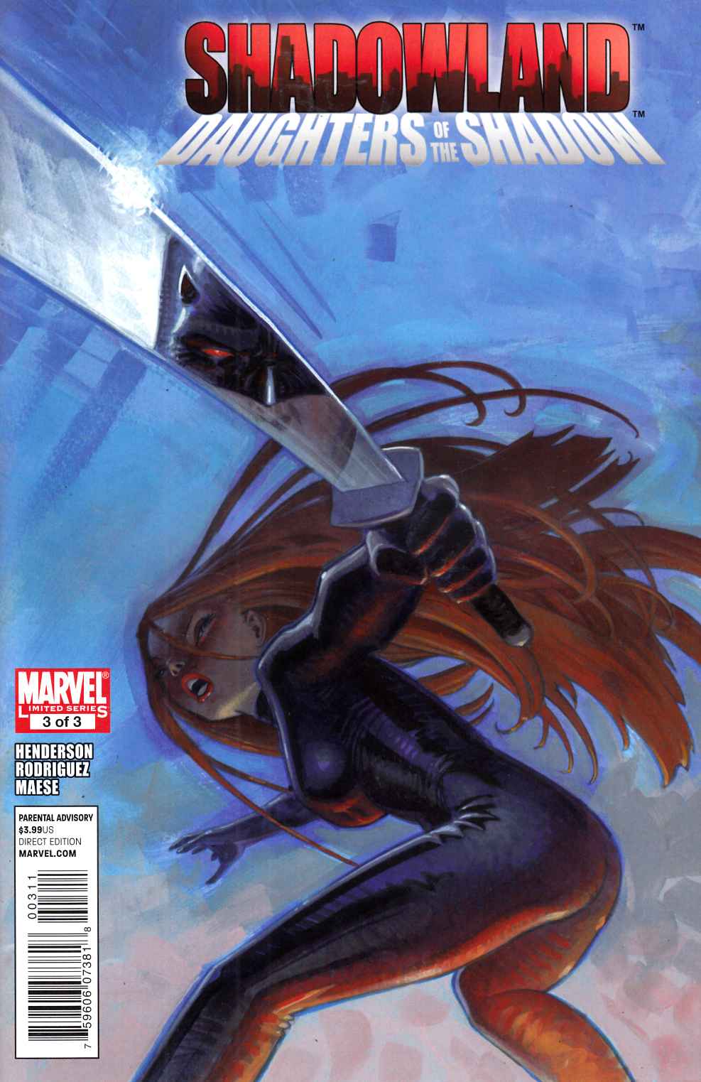 Shadowland Daughters of the Shadow #3 Very Fine (8.0) [Marvel Comic] THUMBNAIL