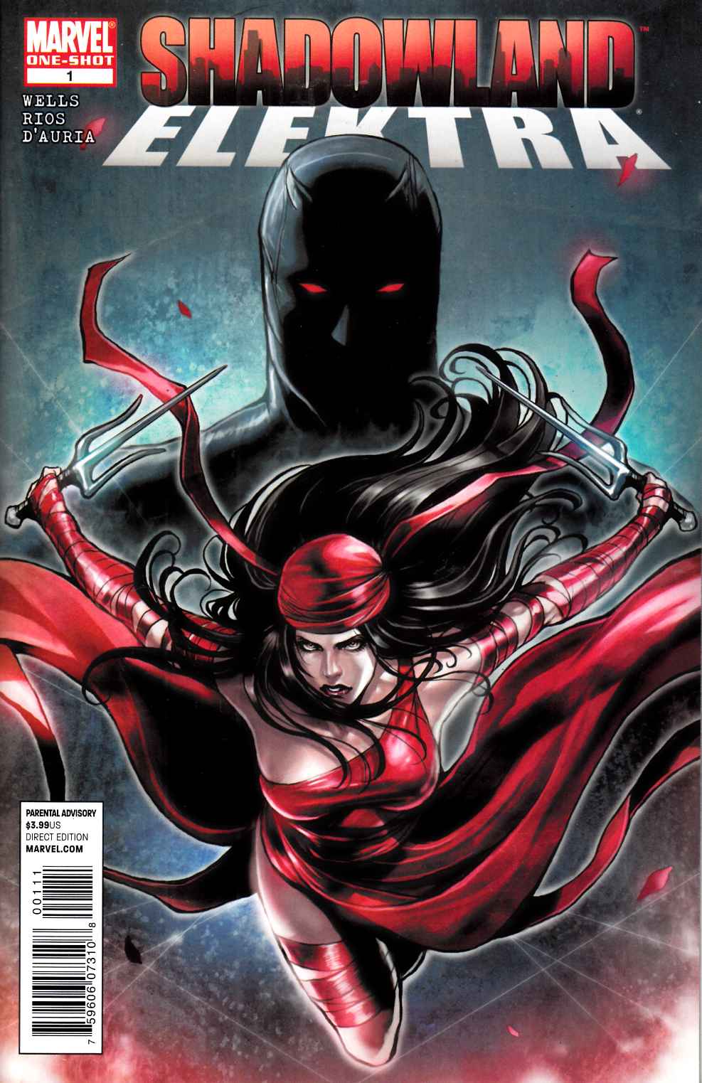 Shadowland Elektra #1 Near Mint (9.4) [Marvel Comic]