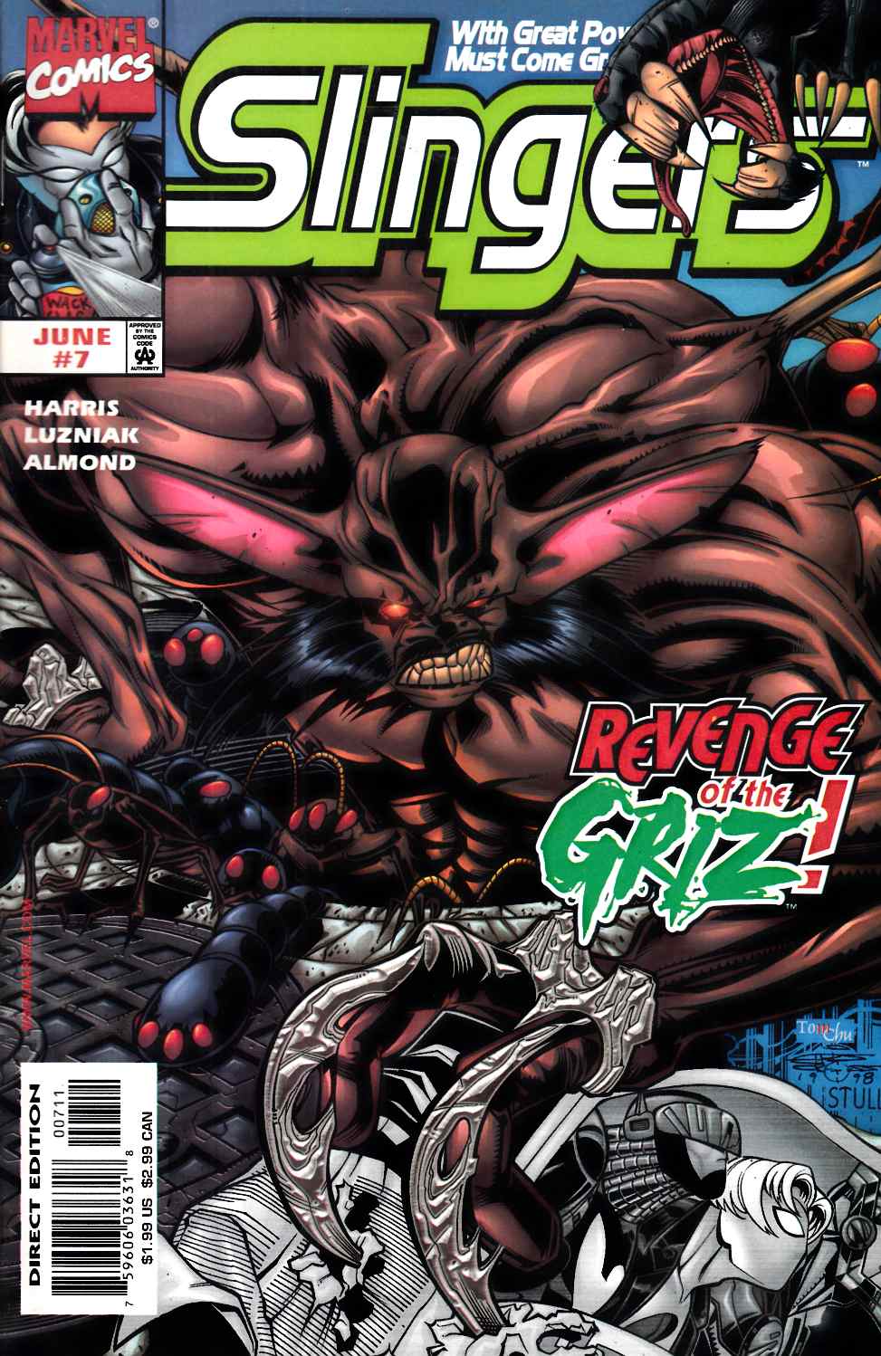 Slingers #7 Near Mint (9.4) [Marvel Comic] THUMBNAIL