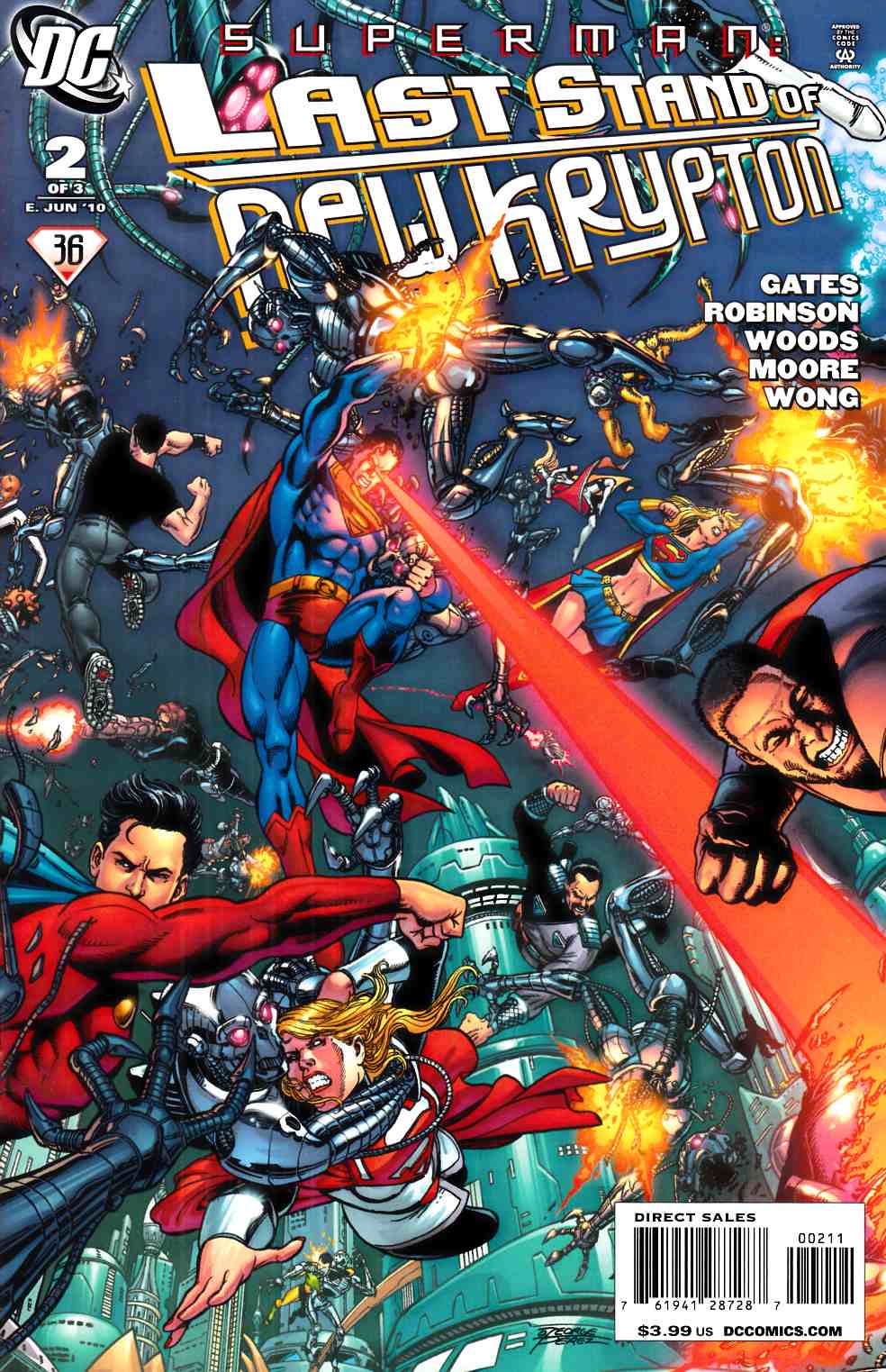 Superman Last Stand of New Krypton #2 Very Fine (8.0) [DC Comic]