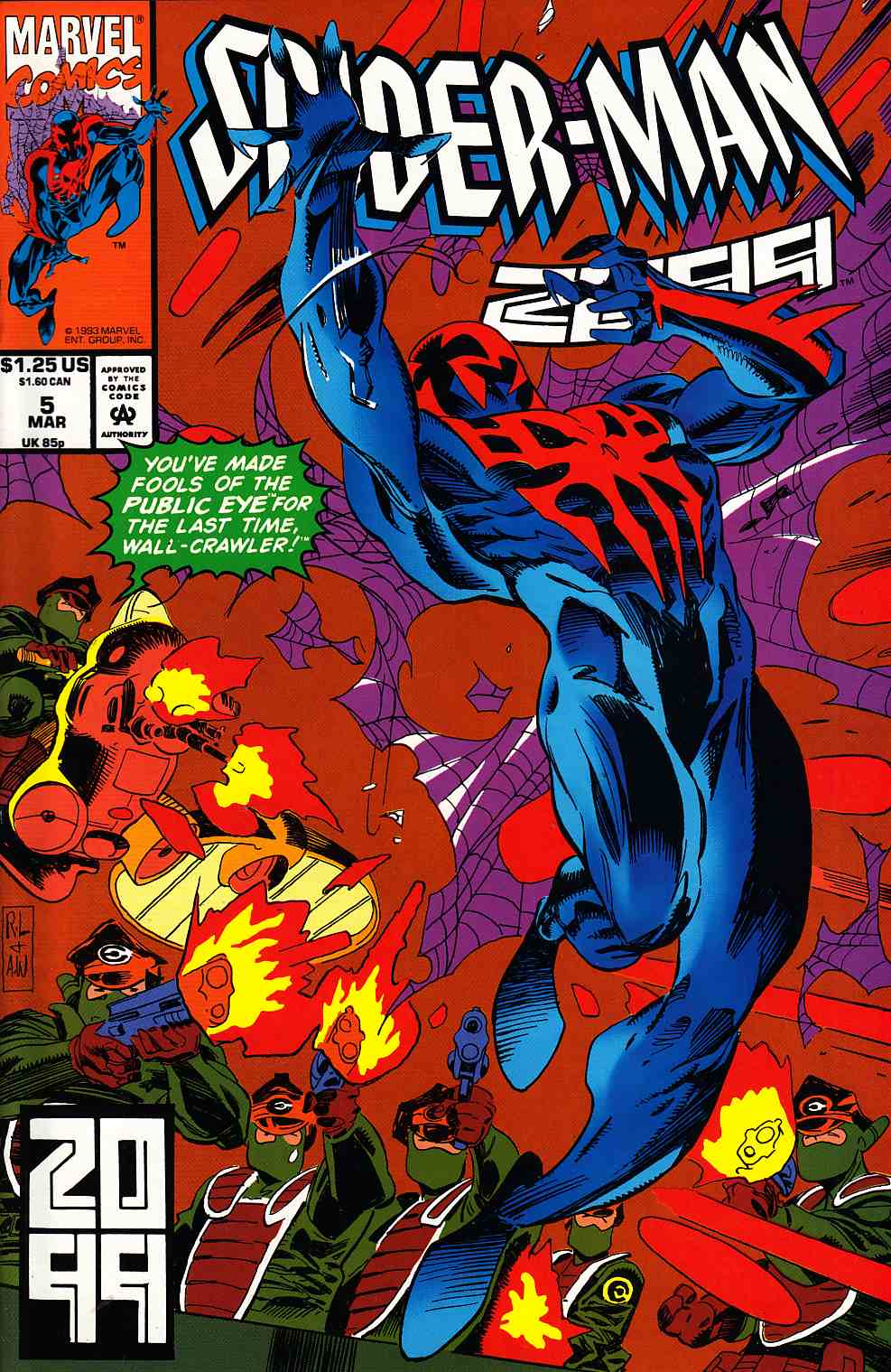 Spider-Man 2099 #5 Near Mint (9.4) [Marvel Comic] LARGE