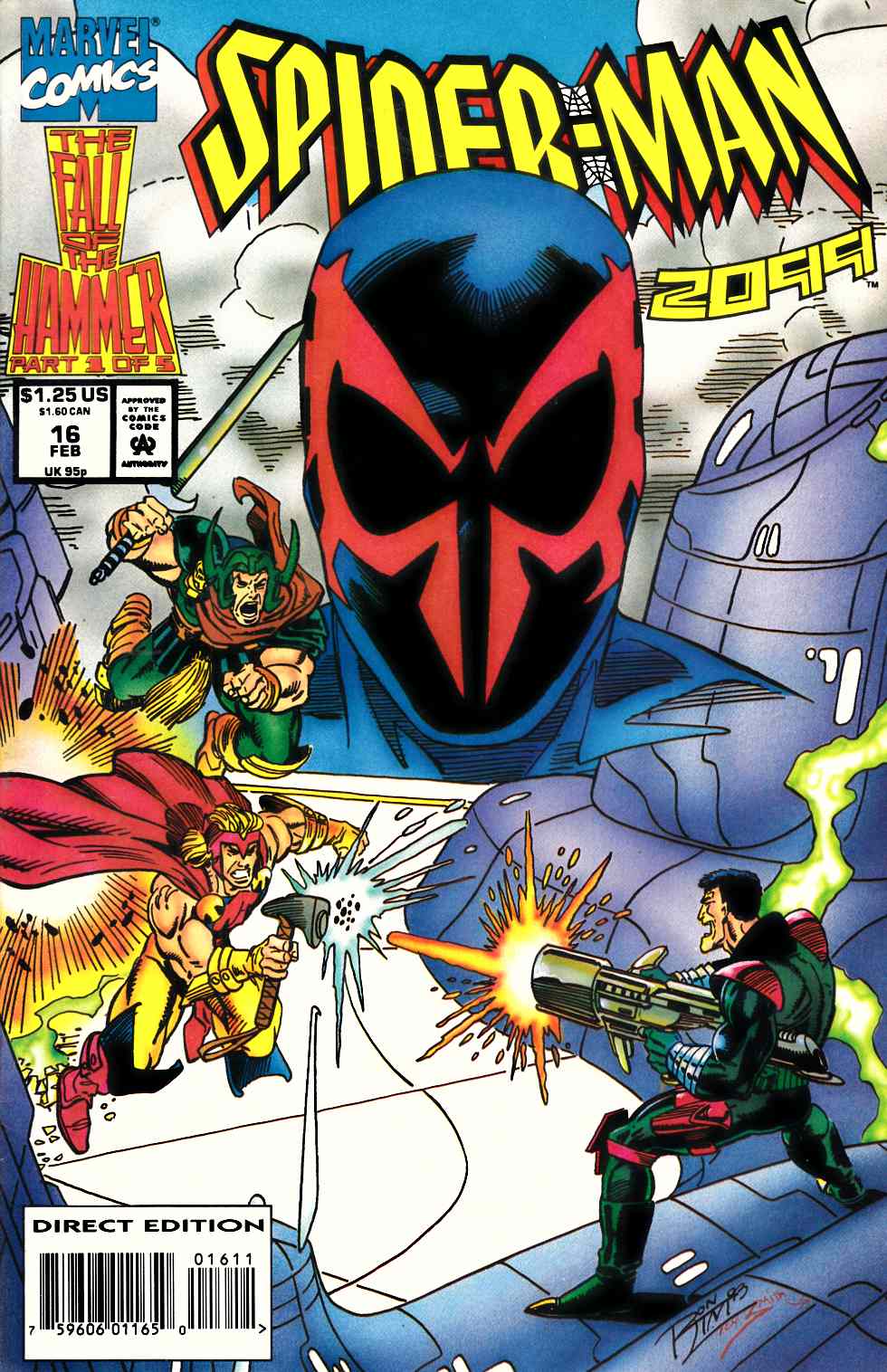 Spider-Man 2099 #16 Near Mint (9.4) [Marvel Comic] LARGE