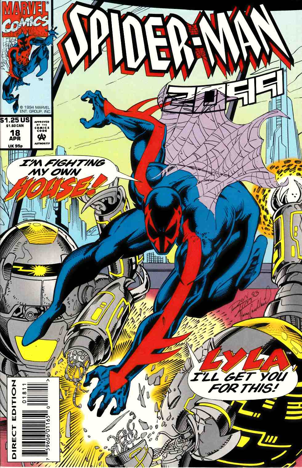 Spider-Man 2099 #18 Near Mint (9.4) [Marvel Comic] THUMBNAIL