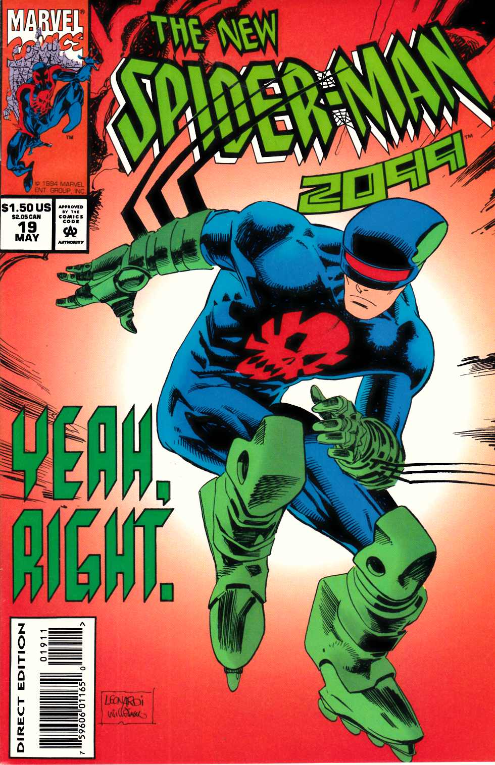 Spider-Man 2099 #19 Near Mint (9.4) [Marvel Comic] LARGE