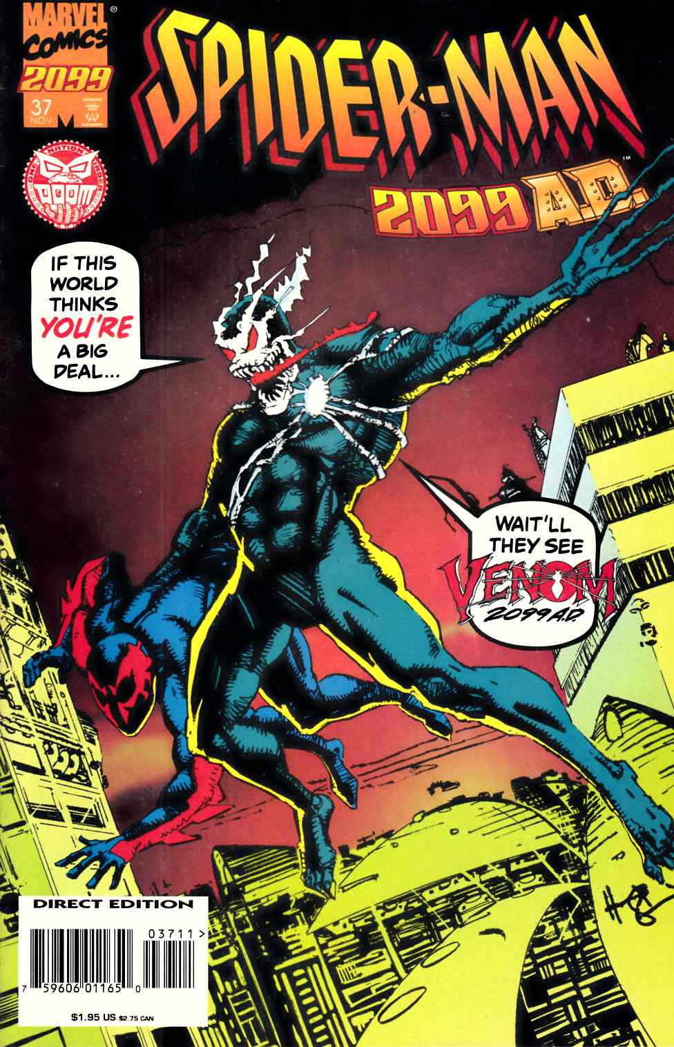 Spider-Man 2099 #37 Near Mint (9.4) [Marvel Comic] THUMBNAIL