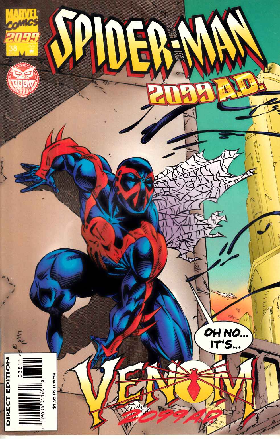 Spider-Man 2099 #38 Cover A Very Fine (8.0) [Marvel Comic] LARGE