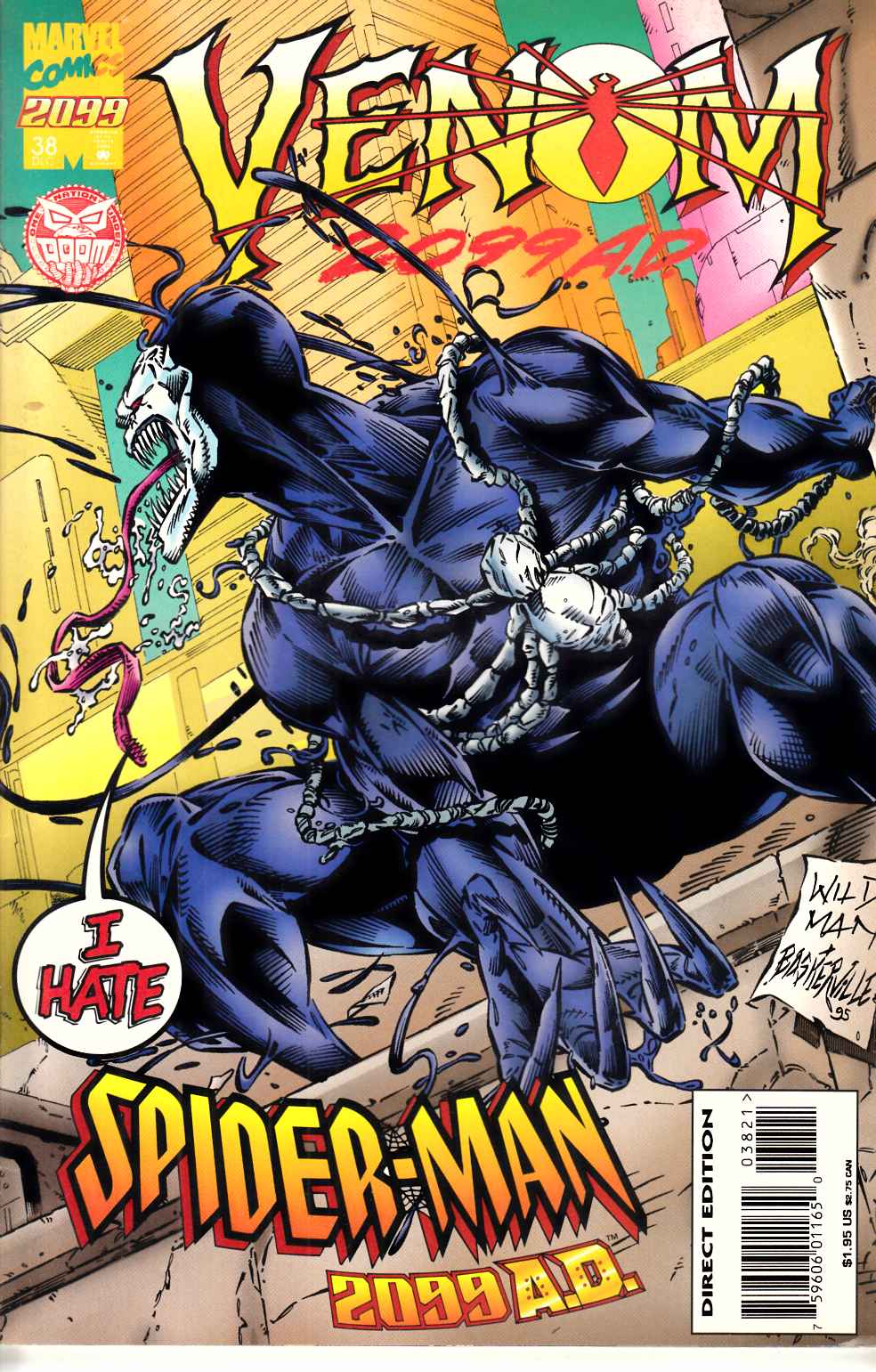 Spider-Man 2099 #38 Cover B Very Fine (8.0) [Marvel Comic] LARGE
