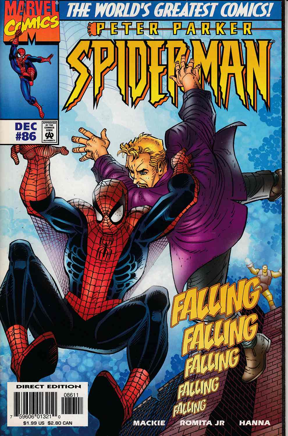 Spider-Man #86 Very Fine (8.0) [Marvel Comic] LARGE