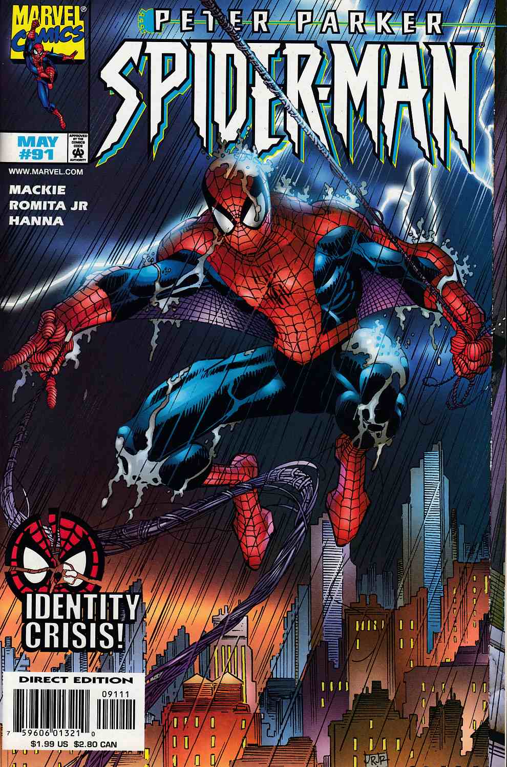 Spider-Man #91 Very Fine (8.0) [Marvel Comic] THUMBNAIL