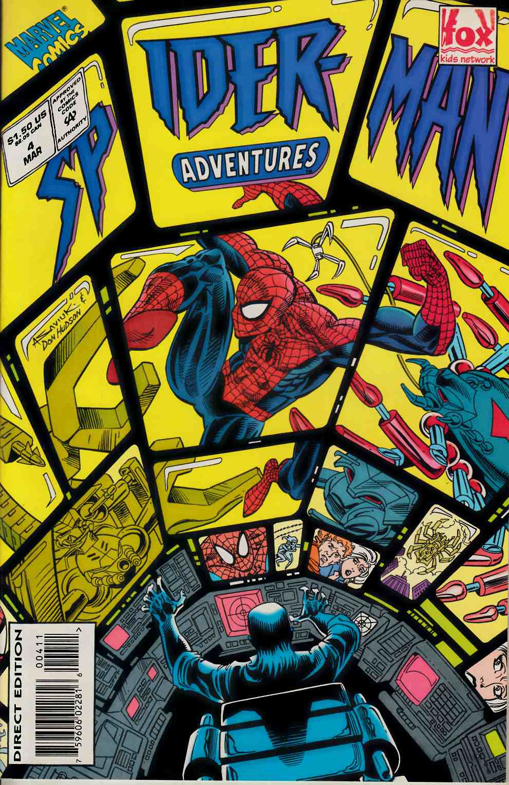 Spider-Man Adventures #4 Very Fine (8.0) [Marvel Comic] THUMBNAIL
