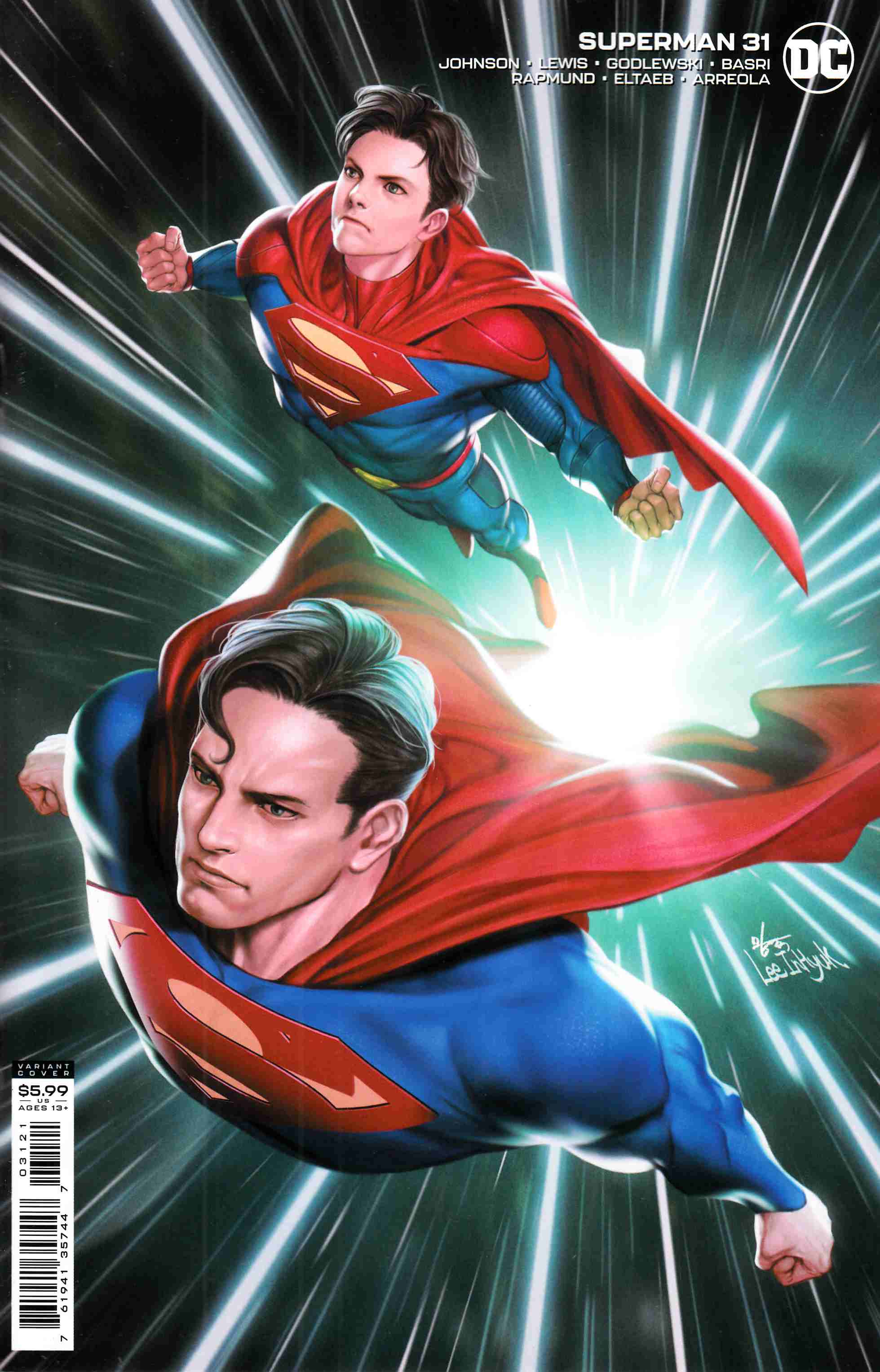 Superman #31 Lee Variant Cover Near Mint (9.4) [DC Comic] LARGE
