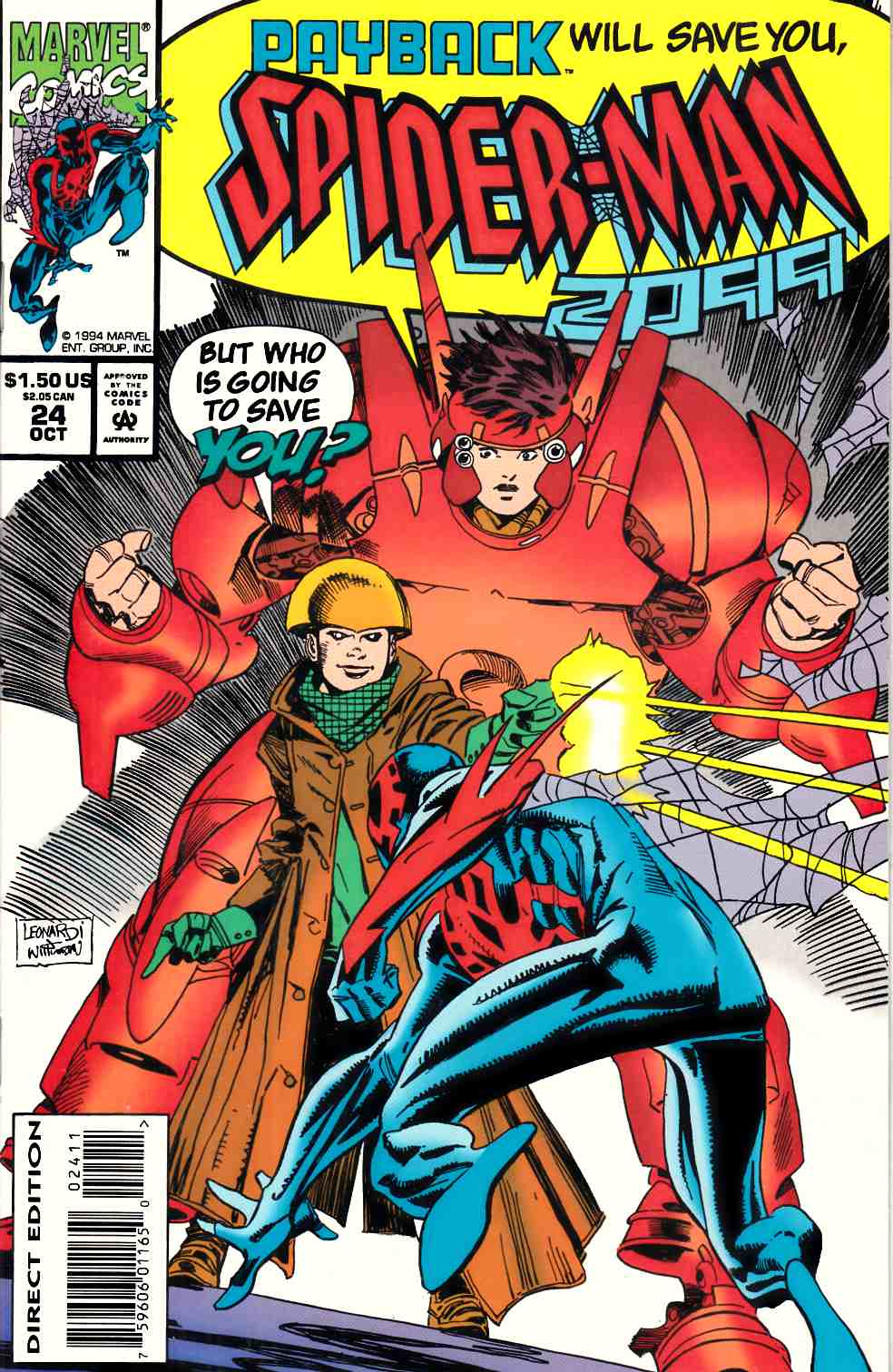 Spider-Man 2099 #24 Very Fine (8.0) [Marvel Comic] THUMBNAIL