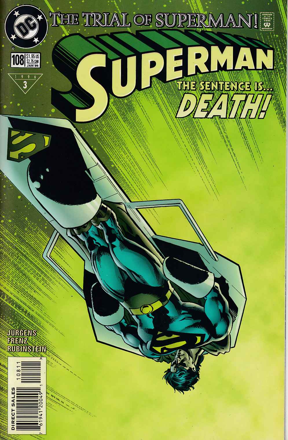 Superman #108 Very Fine Minus (7.5) [DC Comic] THUMBNAIL
