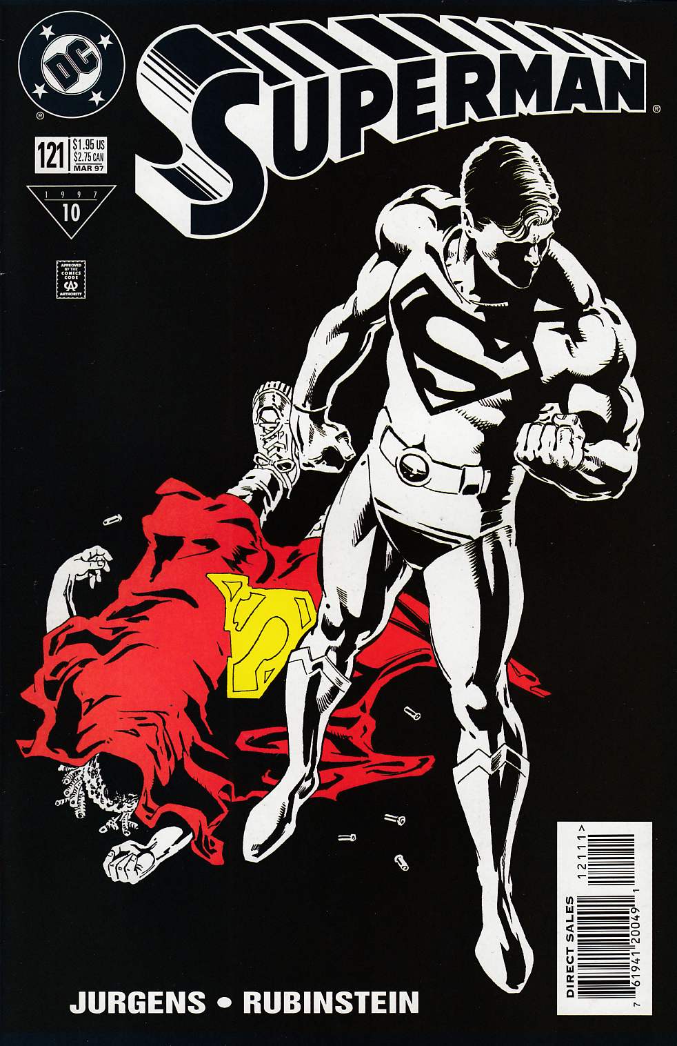 Superman #121 Very Fine (8.0) [DC Comic] LARGE