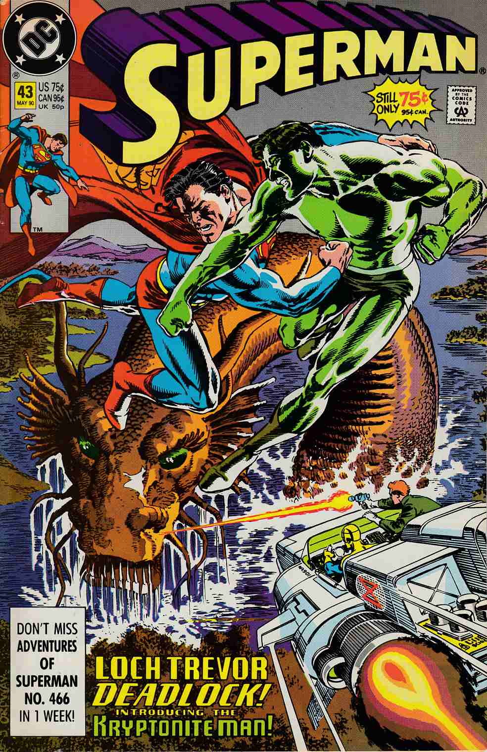 Superman #43 Very Fine (8.0) [DC Comic] LARGE