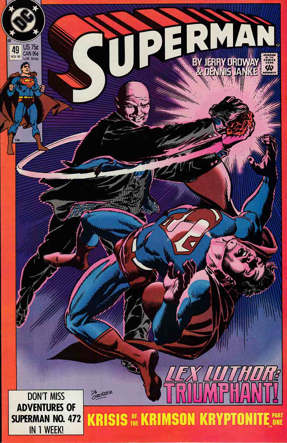 Superman #49 Very Fine Minus (7.5) [DC Comic] LARGE