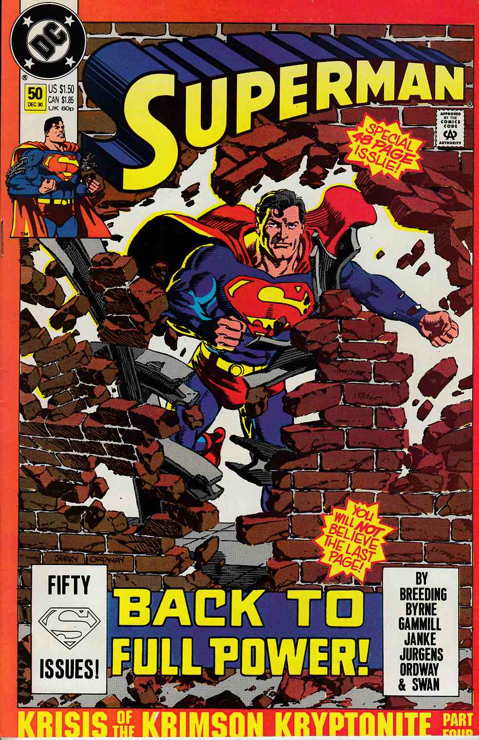 Superman #50 Very Fine (8.0) [DC Comic] THUMBNAIL