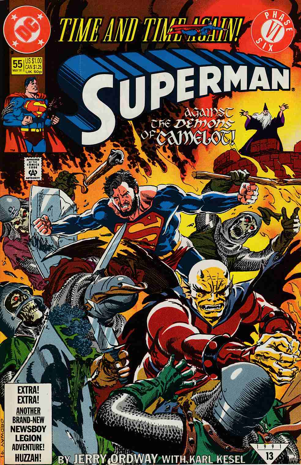 Superman #55 Near Mint (9.4) [DC Comic] THUMBNAIL