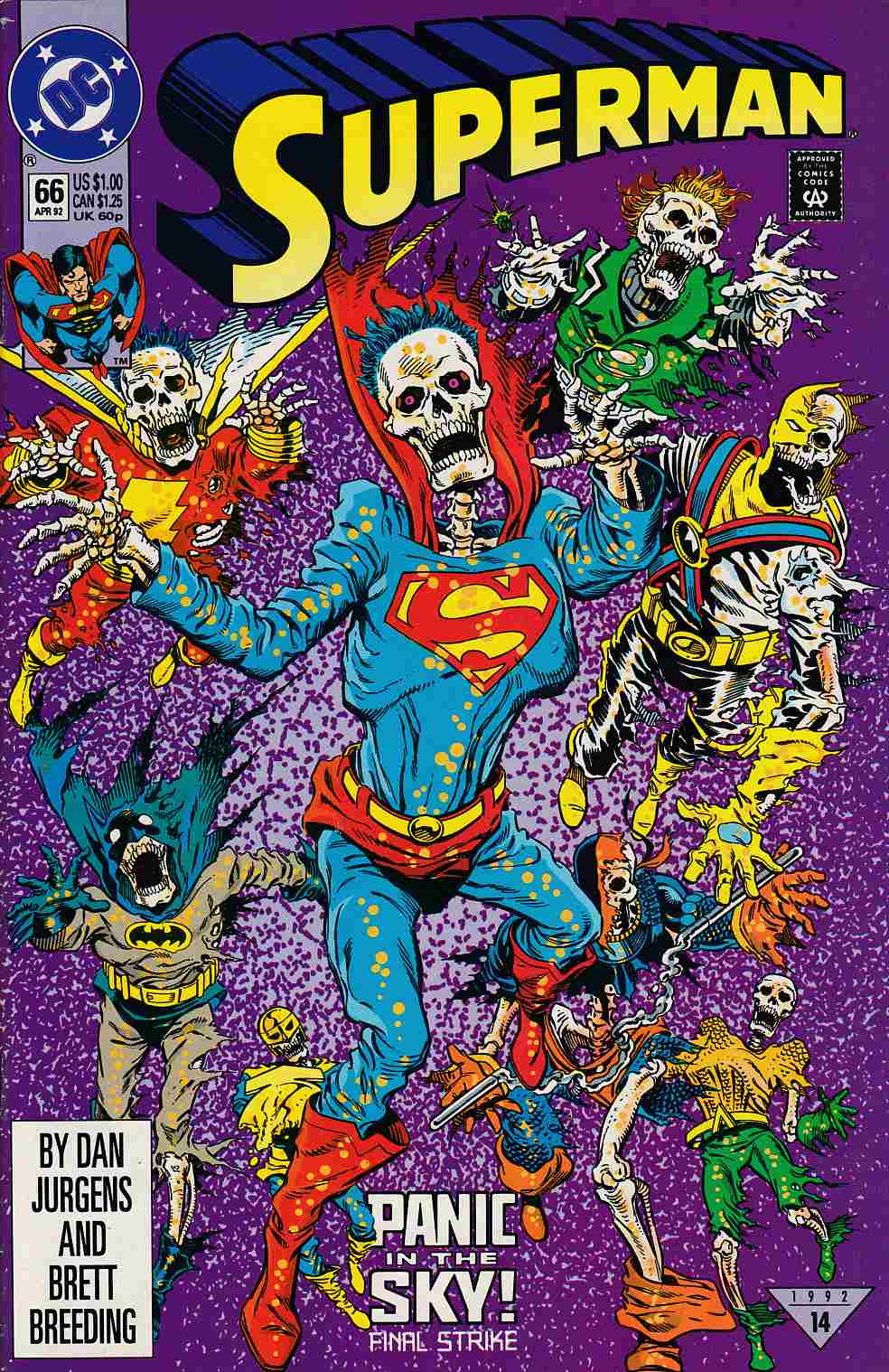 Superman #66 Very Fine (8.0) [DC Comic] THUMBNAIL