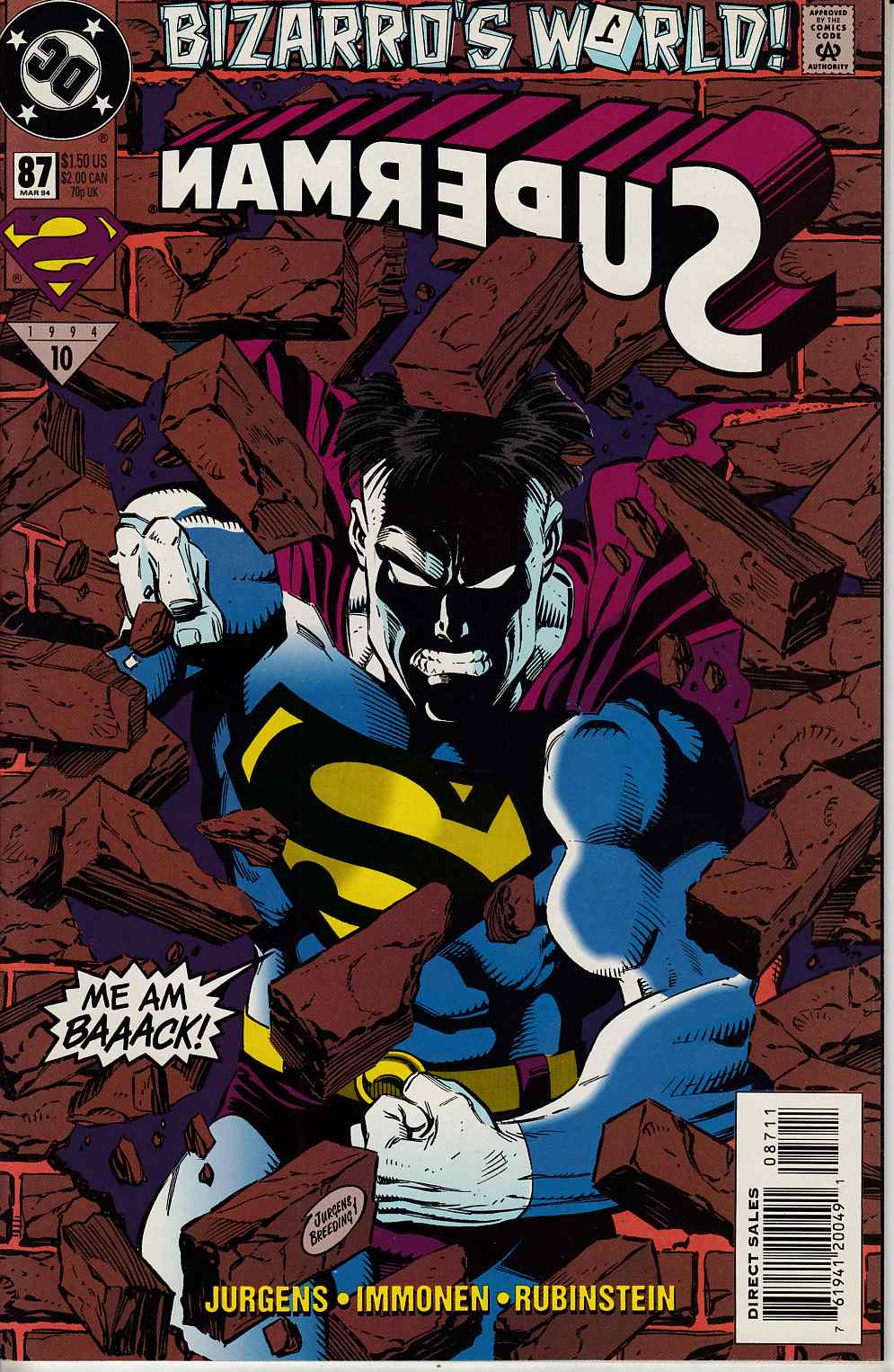 Superman #87 Near Mint (9.4) [DC Comic] THUMBNAIL
