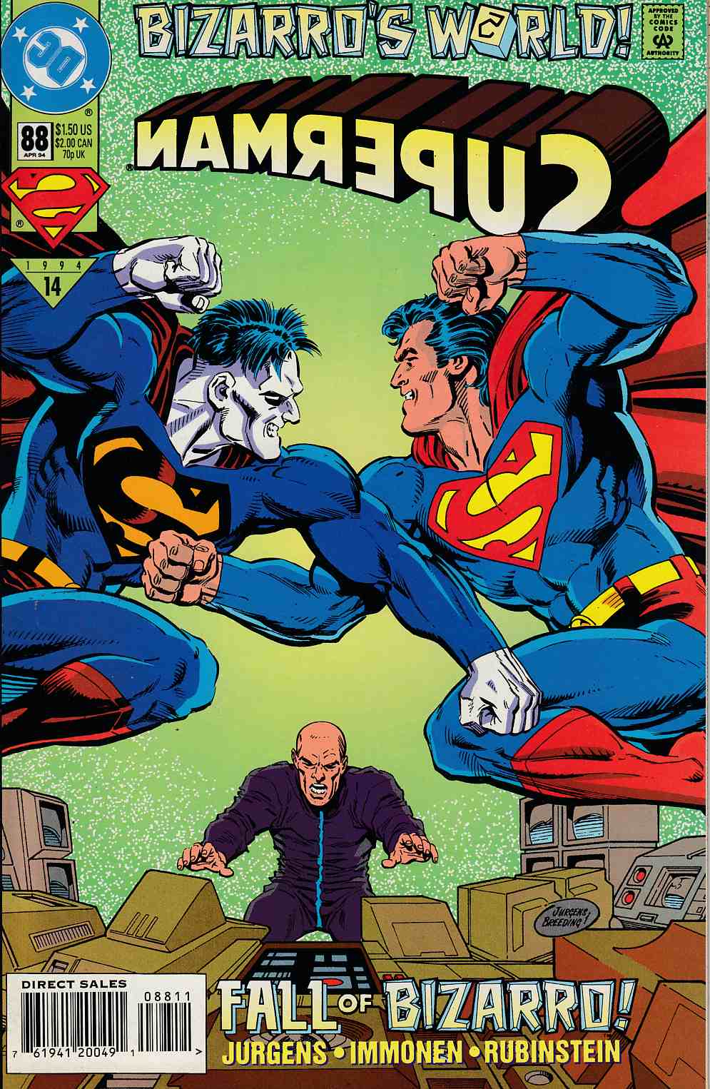 Superman 1987 series # 94 near mint comic book 