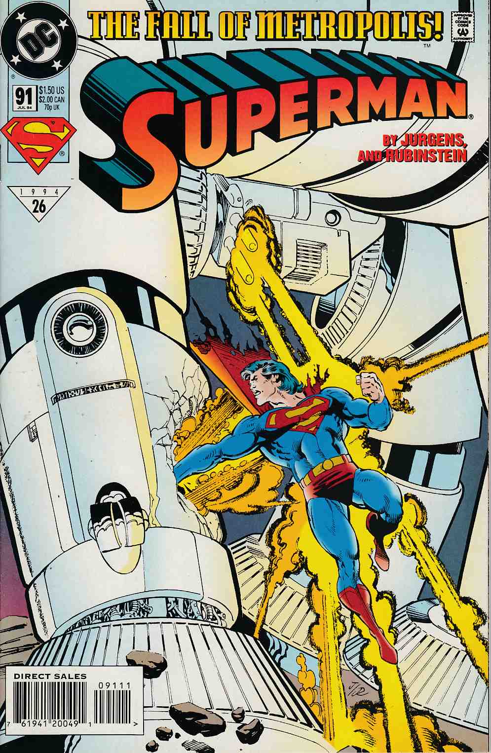 Superman #91 Near Mint (9.4) [DC Comic] THUMBNAIL