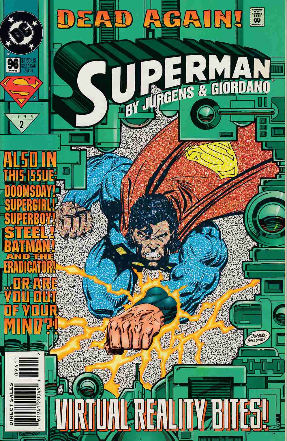 Superman #96 Near Mint (9.4) [DC Comic] THUMBNAIL