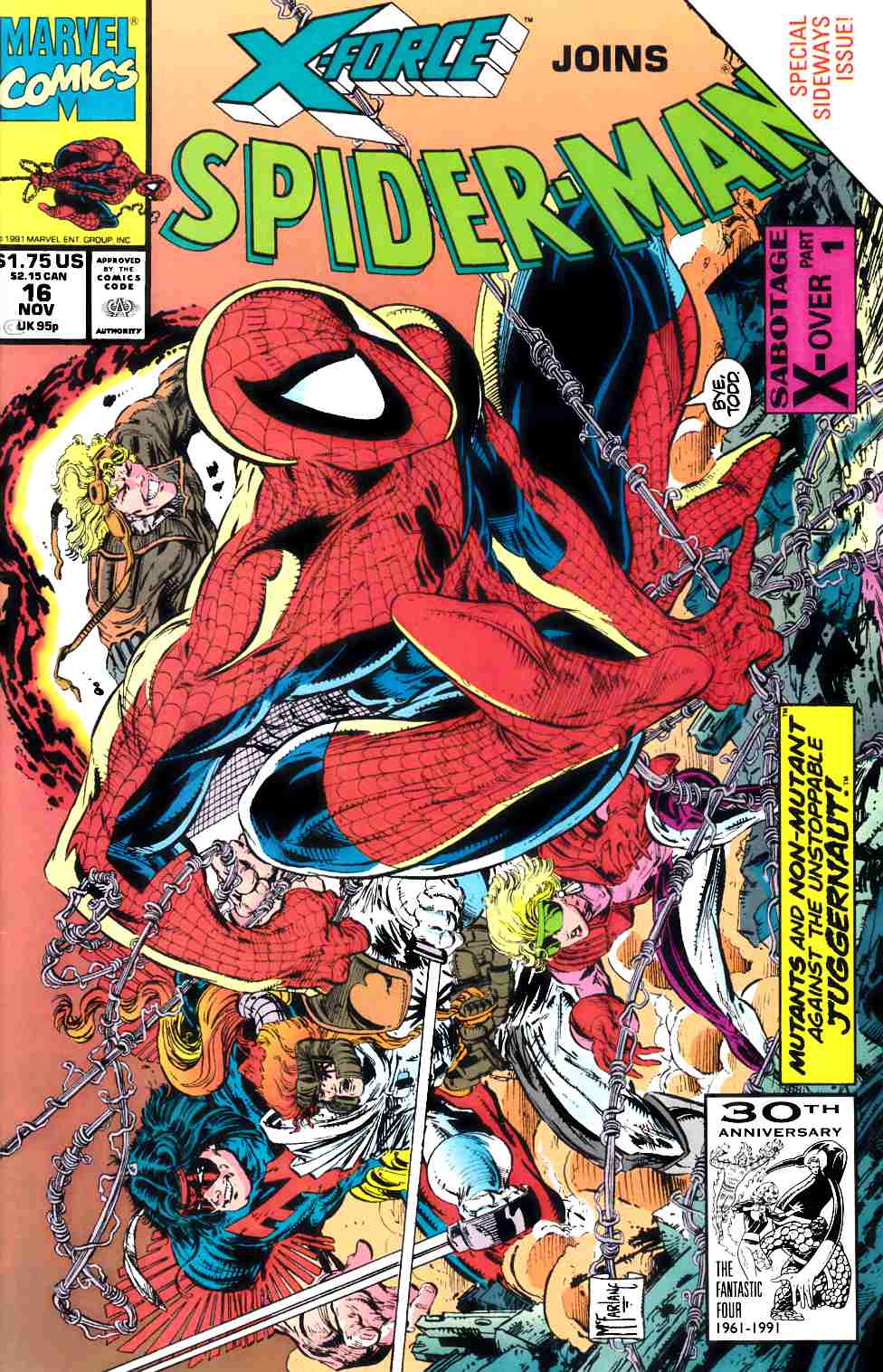 Spider-Man #16 Near Mint (9.4) [Marvel Comic] THUMBNAIL