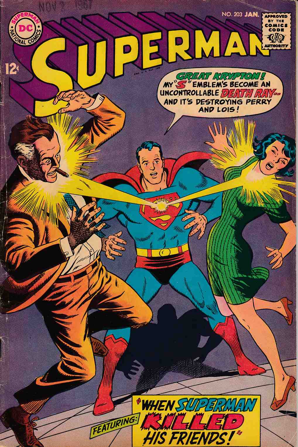 Superman 203 Very Good 4 0 Dc Comic Dreamlandcomics Com