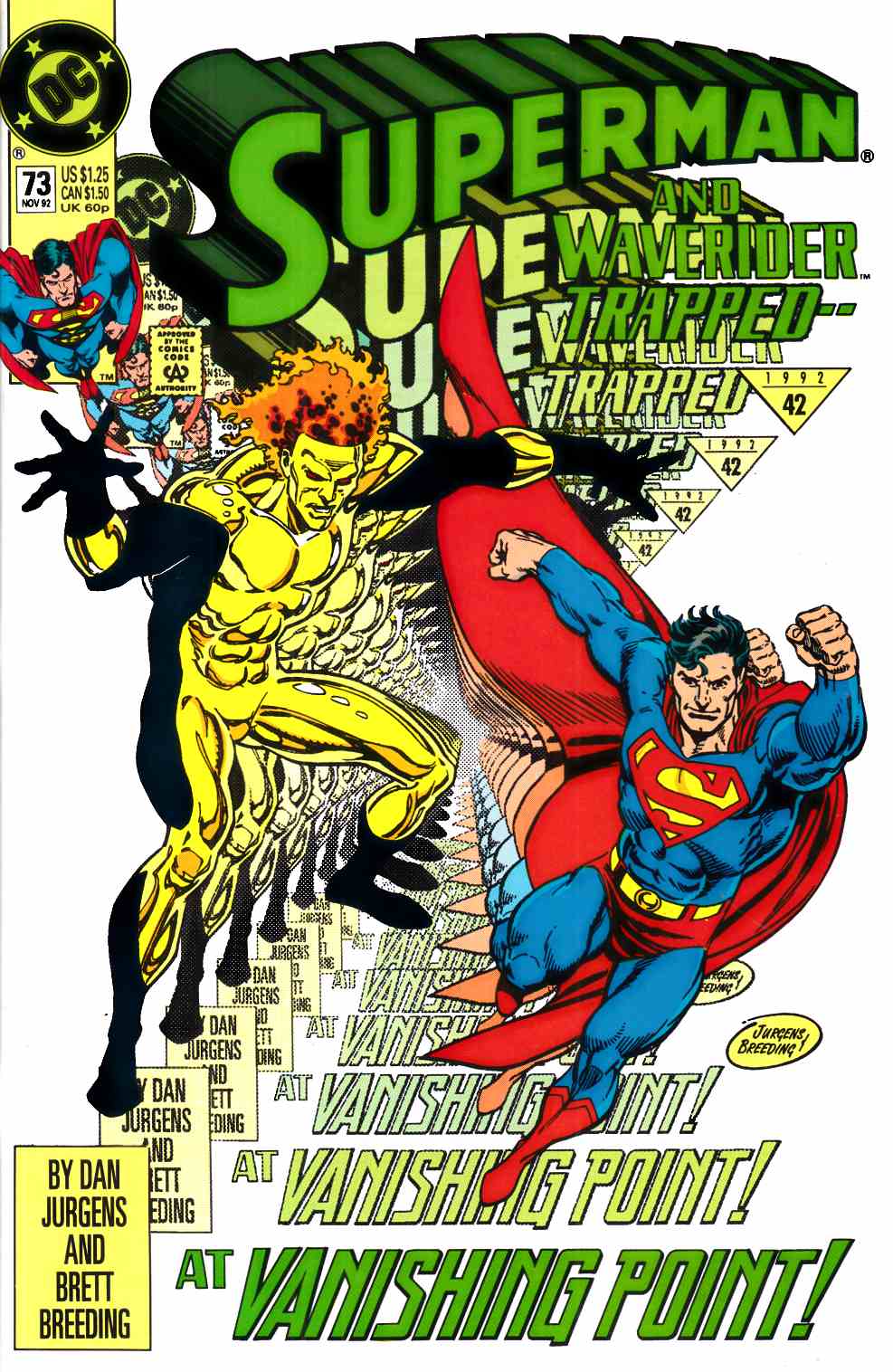 Superman #73 Very Fine Minus (7.5) [DC Comic] THUMBNAIL