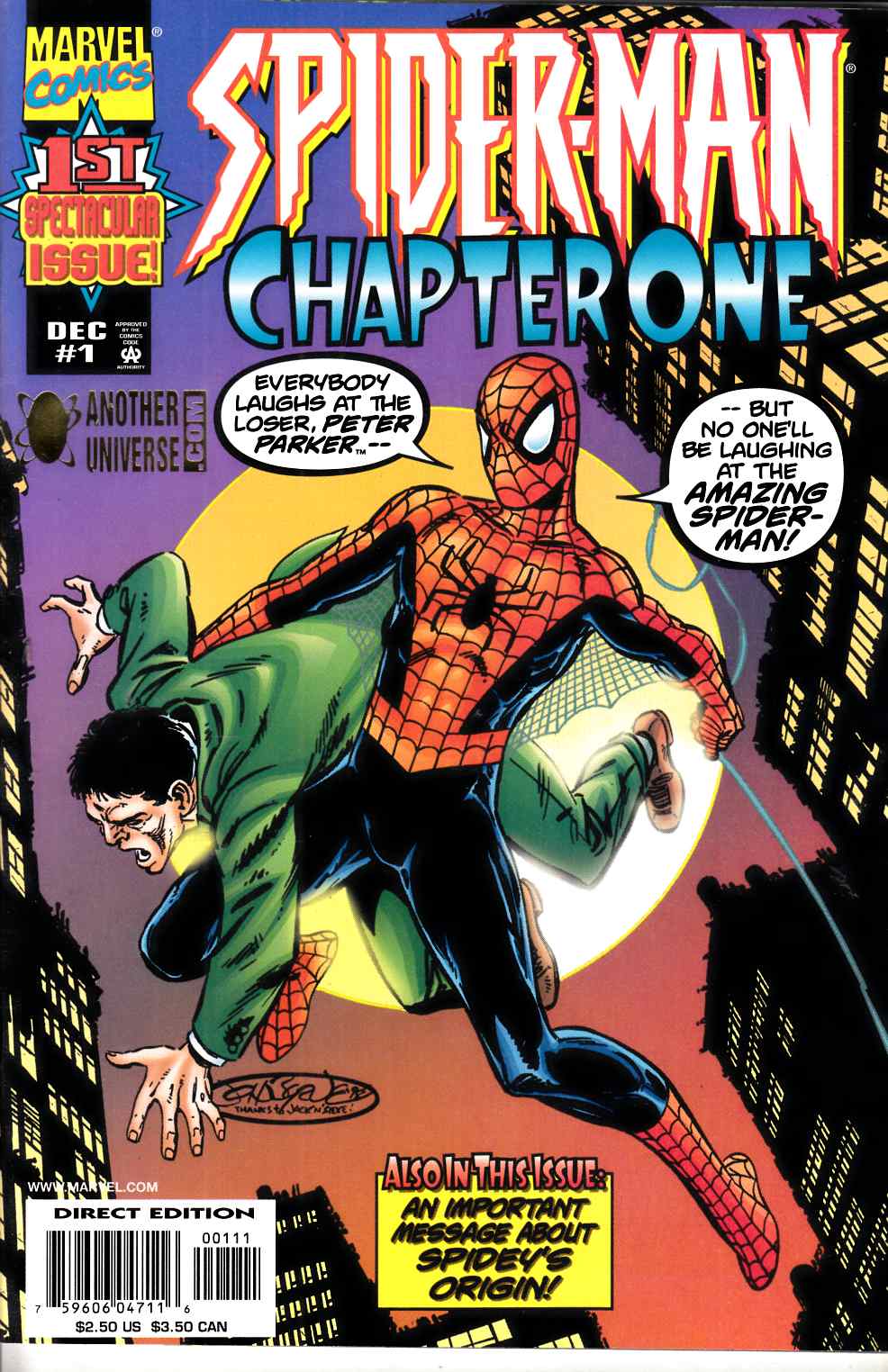 Spider-Man Chapter One #1 Another Universe Variant Cover Near Mint Minus  () [Marvel Comic] –  Online Store