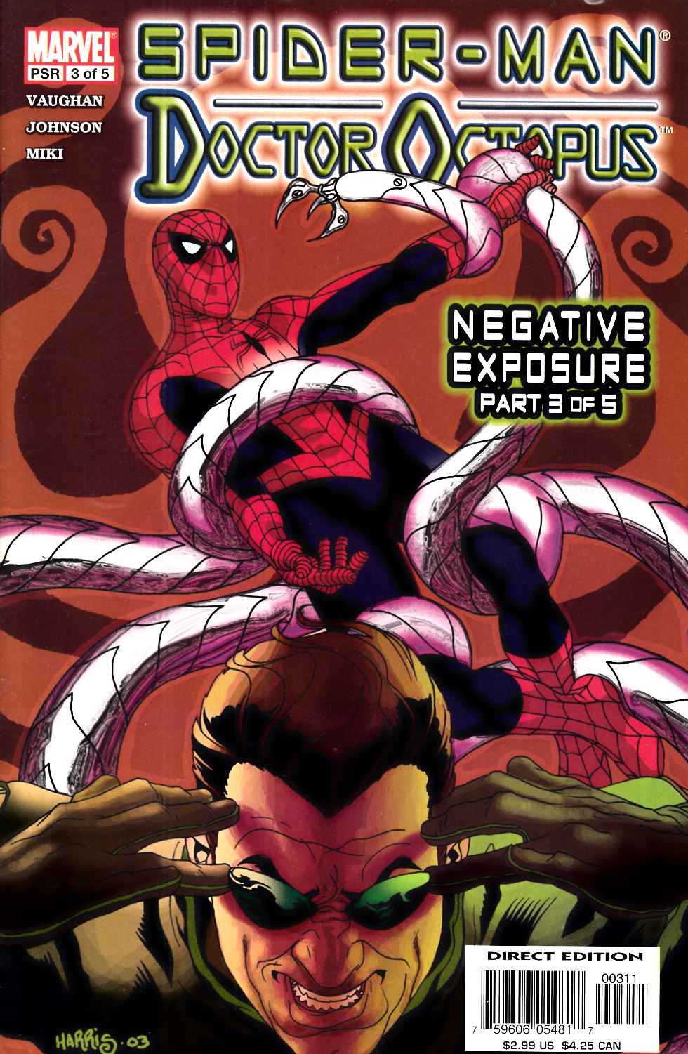 Spider-Man Doctor Octopus Negative Exposure #3 Near Mint (9.4) [Marvel Comic] THUMBNAIL