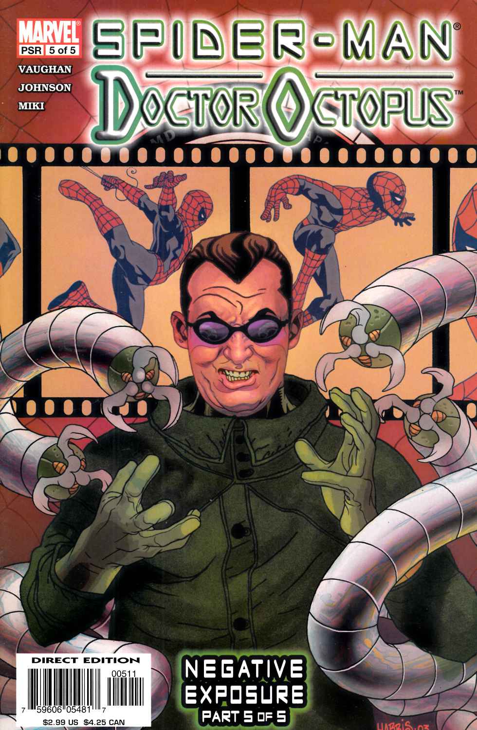 Spider-Man Doctor Octopus Negative Exposure #5 Near Mint () [Marvel Comic]  –  Online Store