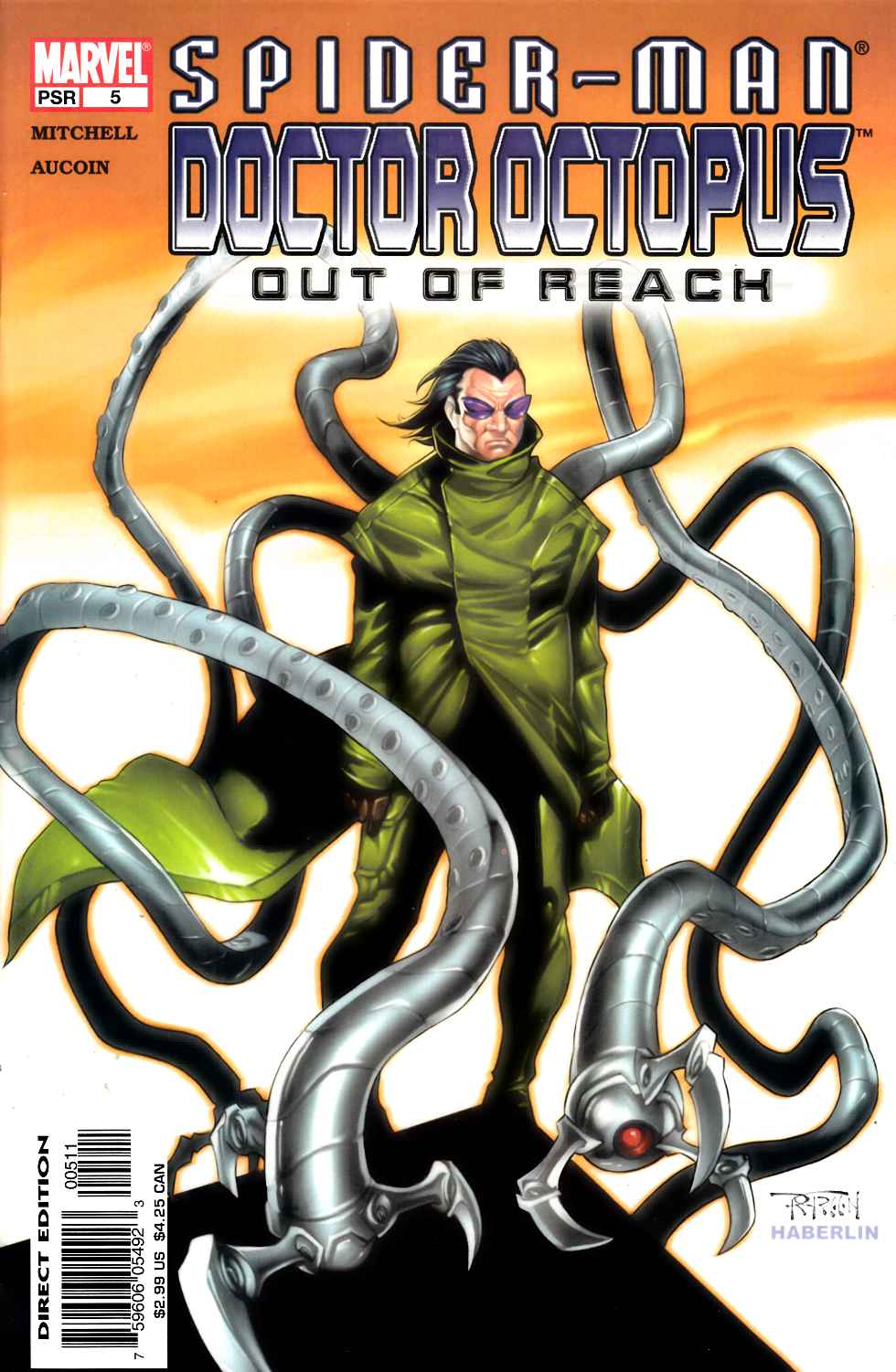 Spider-Man Doctor Octopus Out of Reach #5 Near Mint (9.4) [Marvel Comic] THUMBNAIL