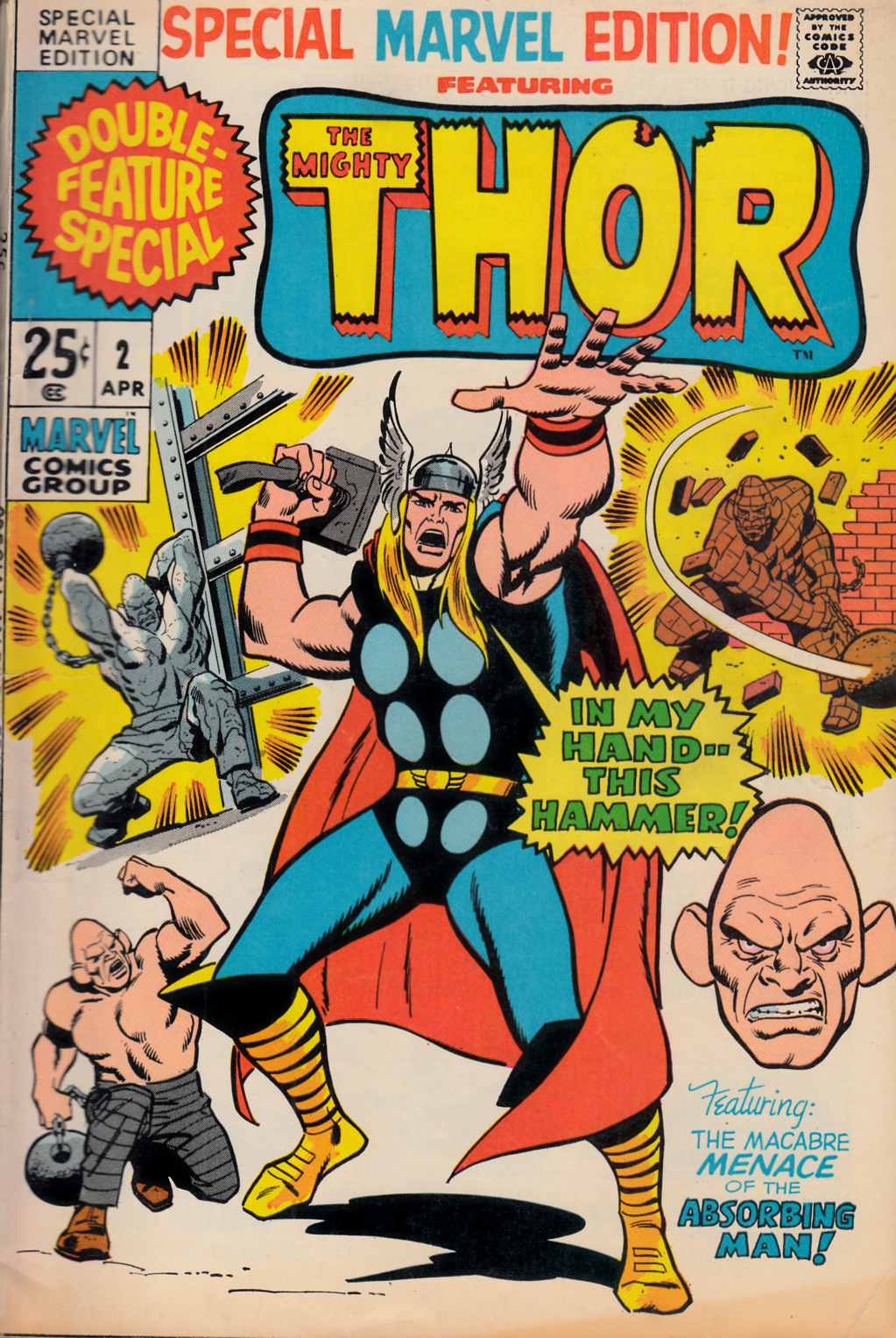 Special Marvel Edition #2 Very Good (4.0) [Marvel Comic] LARGE