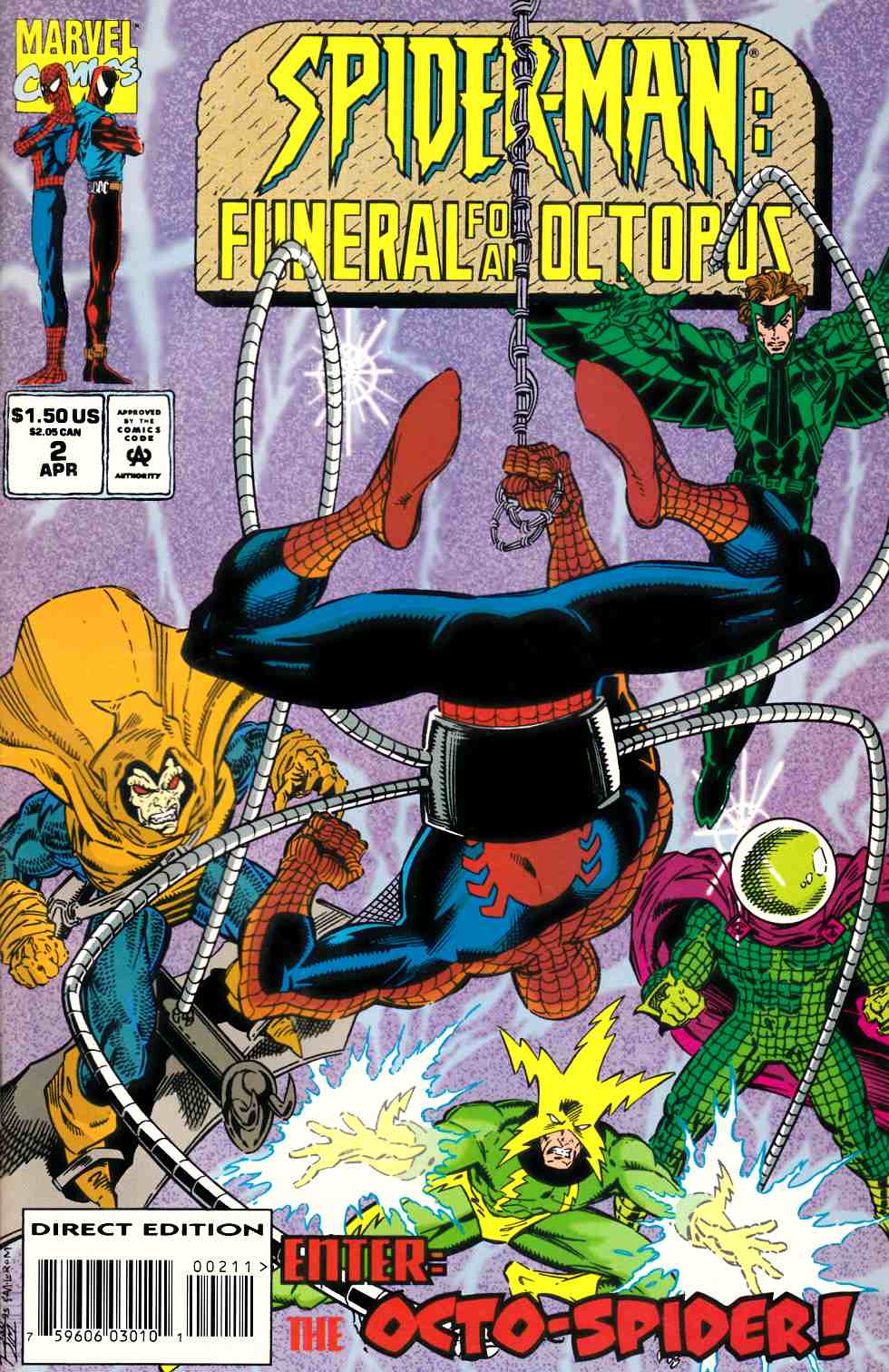 Spider-Man Funeral for an Octopus #2 Near Mint (9.4) [Marvel Comic] THUMBNAIL